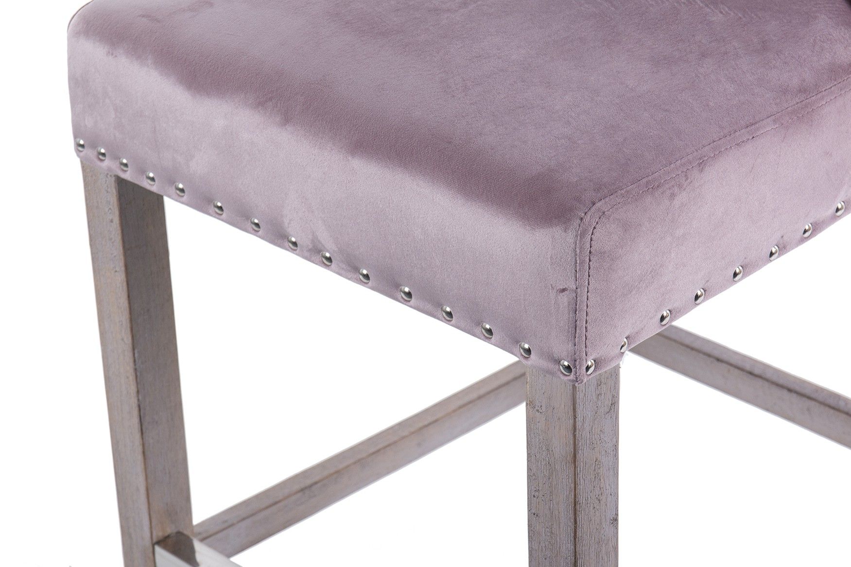 Kitchen stool with purple handle, 48x53x104 cm