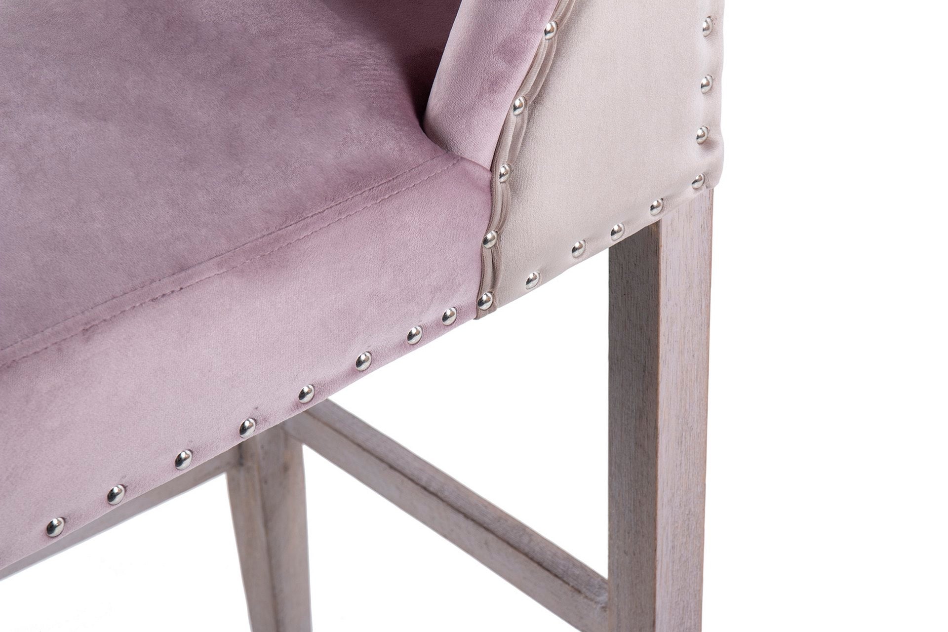 Kitchen stool with purple handle, 48x53x104 cm
