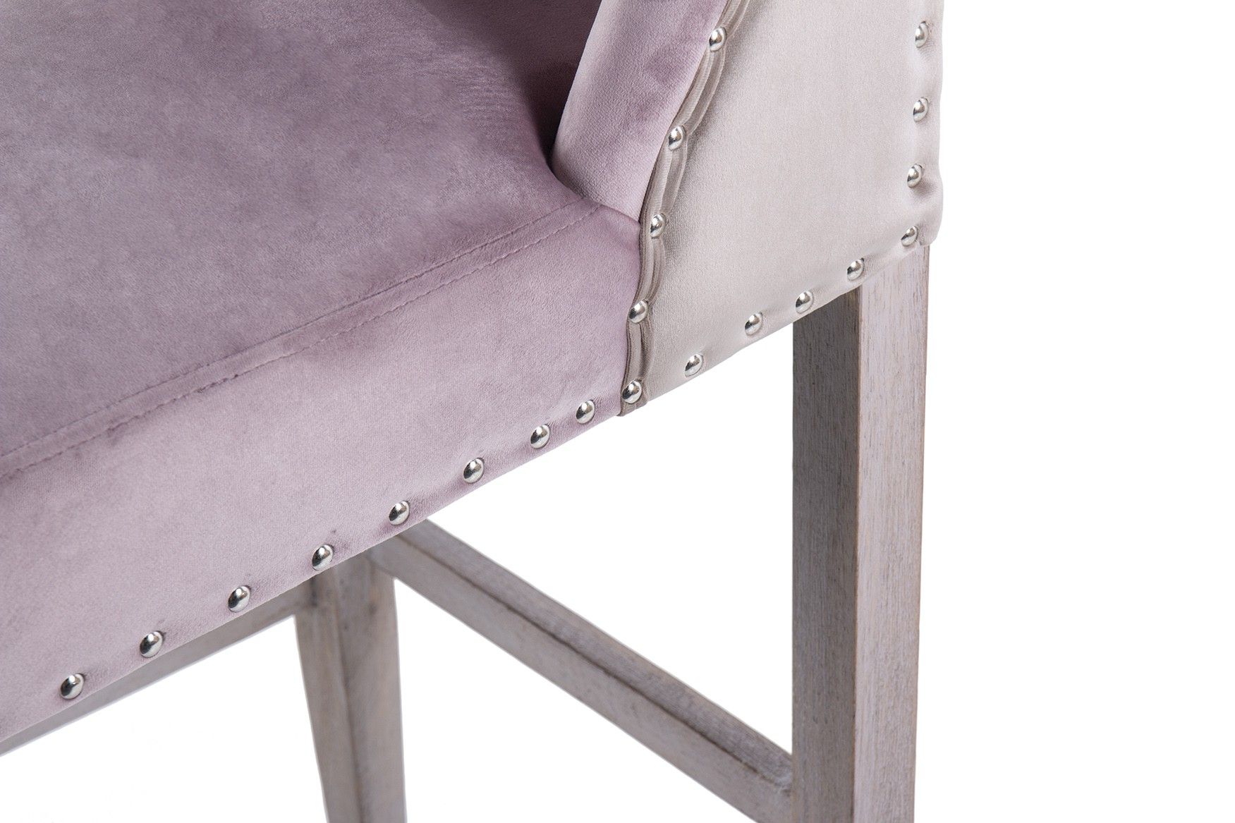 Kitchen stool with purple handle, 48x53x104 cm