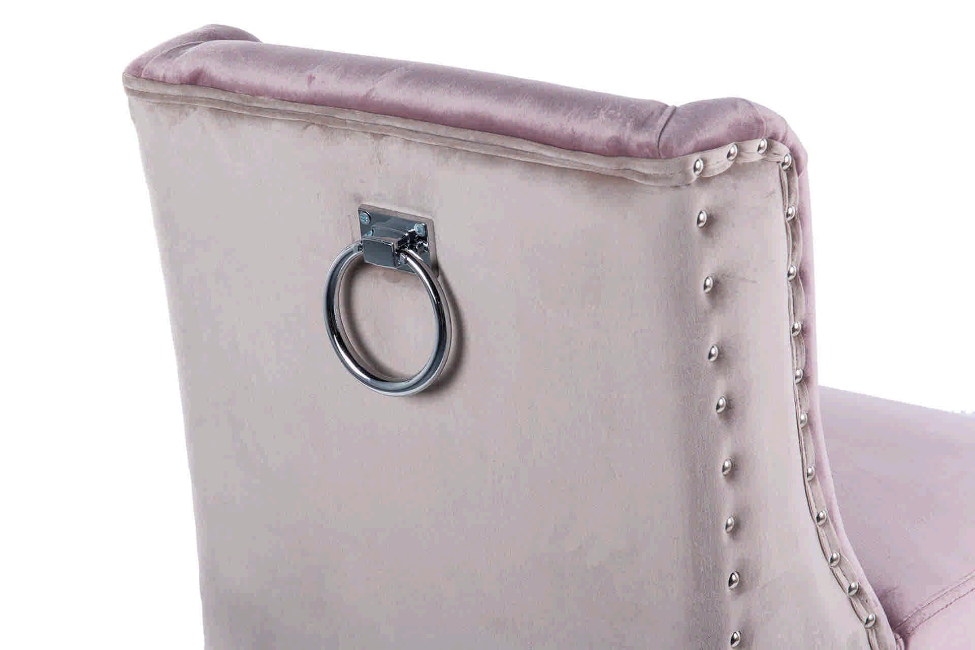 Kitchen stool with purple handle, 48x53x104 cm