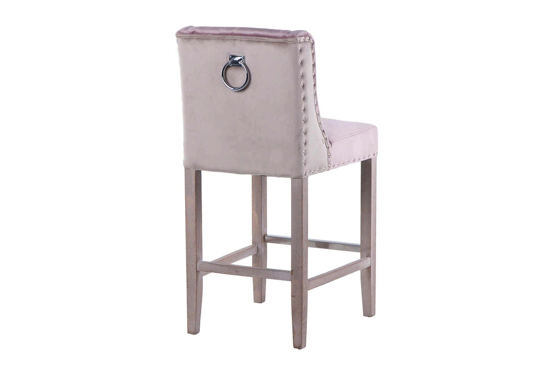 Kitchen stool with purple handle, 48x53x104 cm