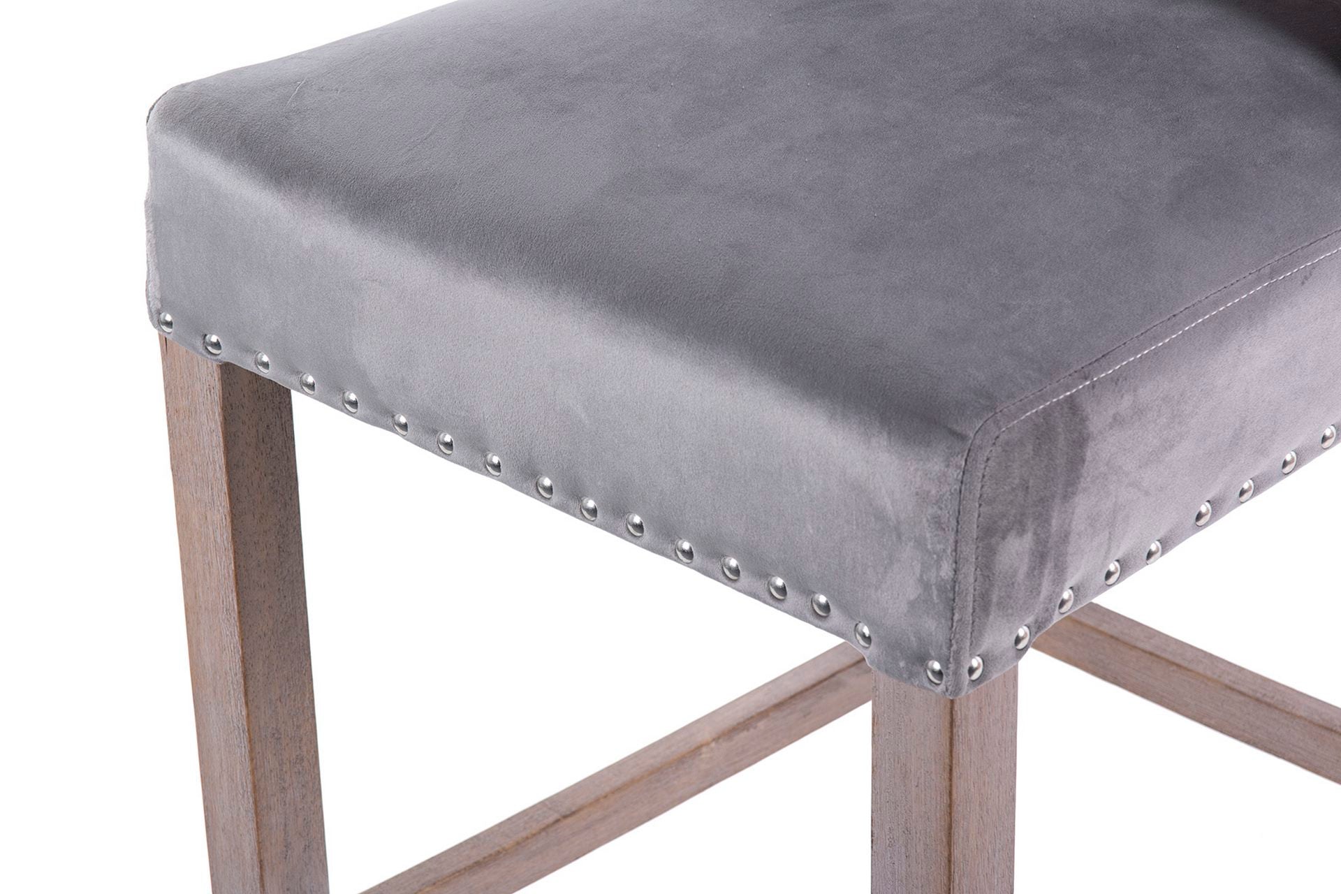 KITCHEN STOOL WITH GREY HANDLE 48x53x104 CM