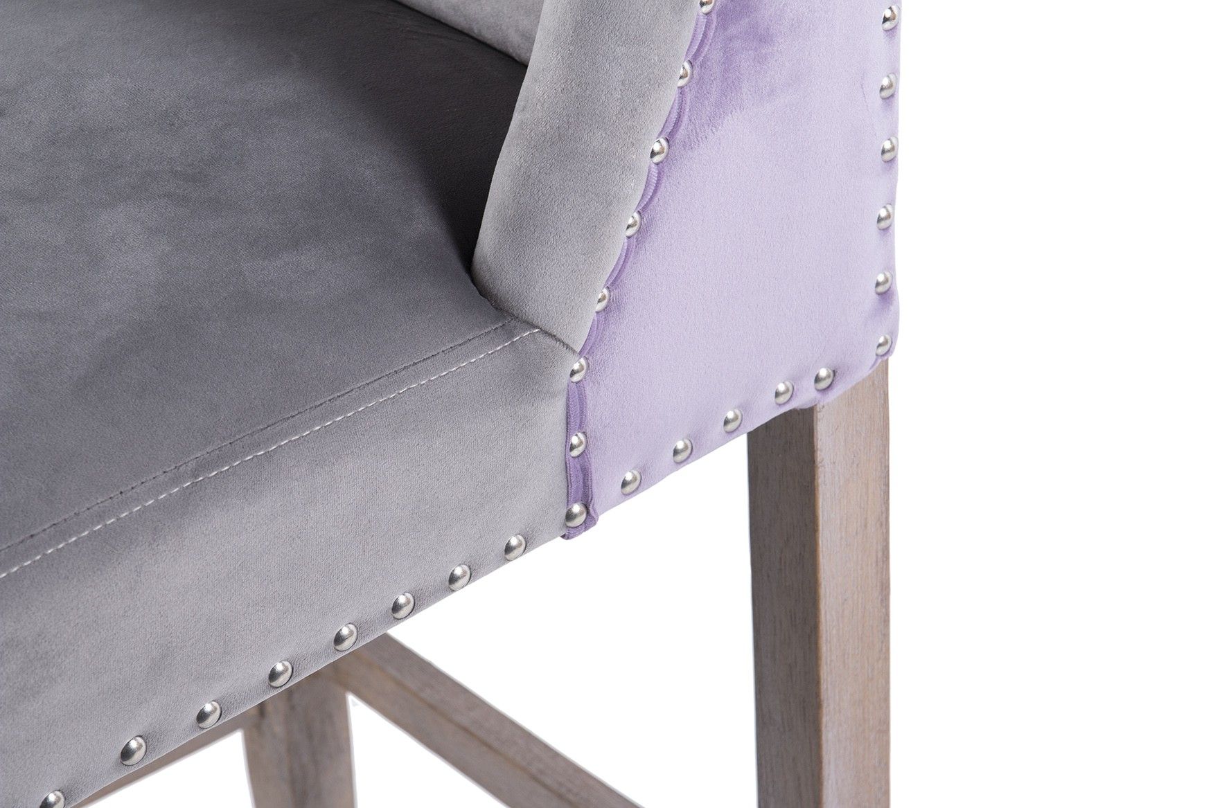 KITCHEN STOOL WITH GREY HANDLE 48x53x104 CM