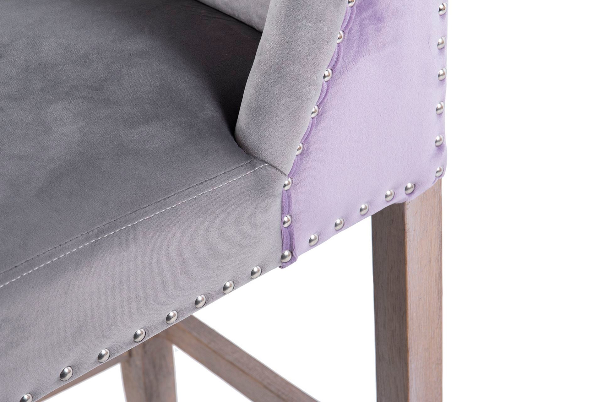 KITCHEN STOOL WITH GREY HANDLE 48x53x104 CM