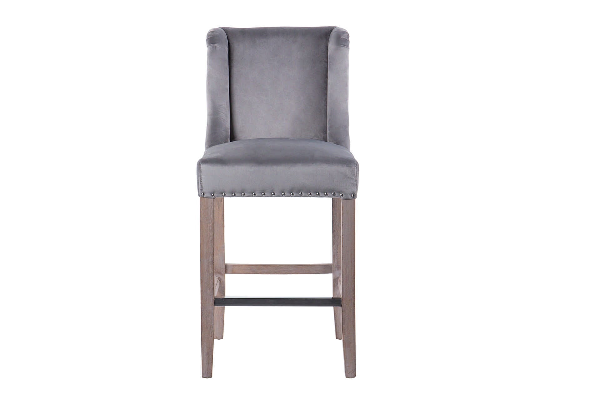 KITCHEN STOOL WITH GREY HANDLE 48x53x104 CM
