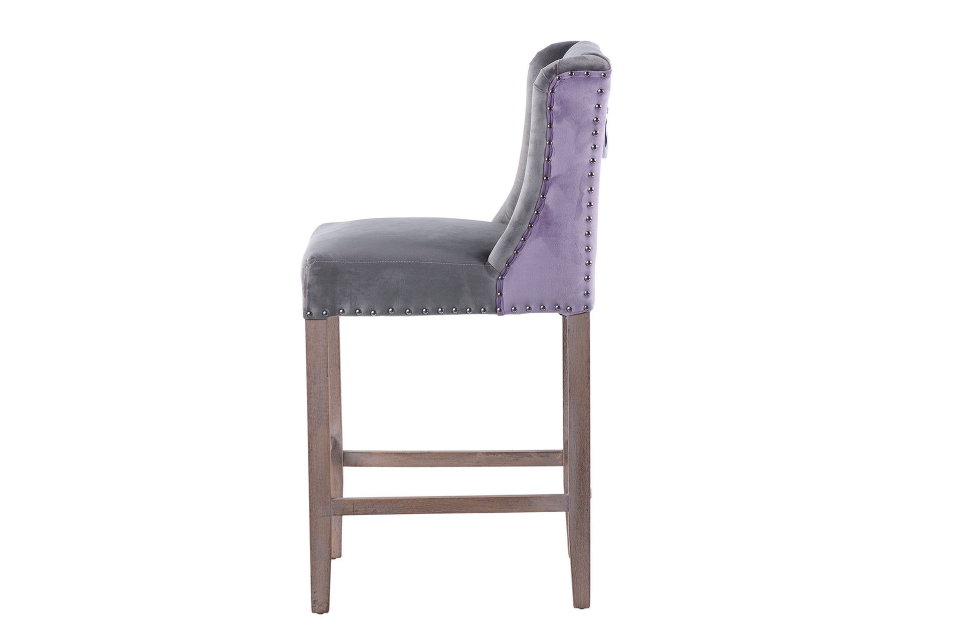 KITCHEN STOOL WITH GREY HANDLE 48x53x104 CM