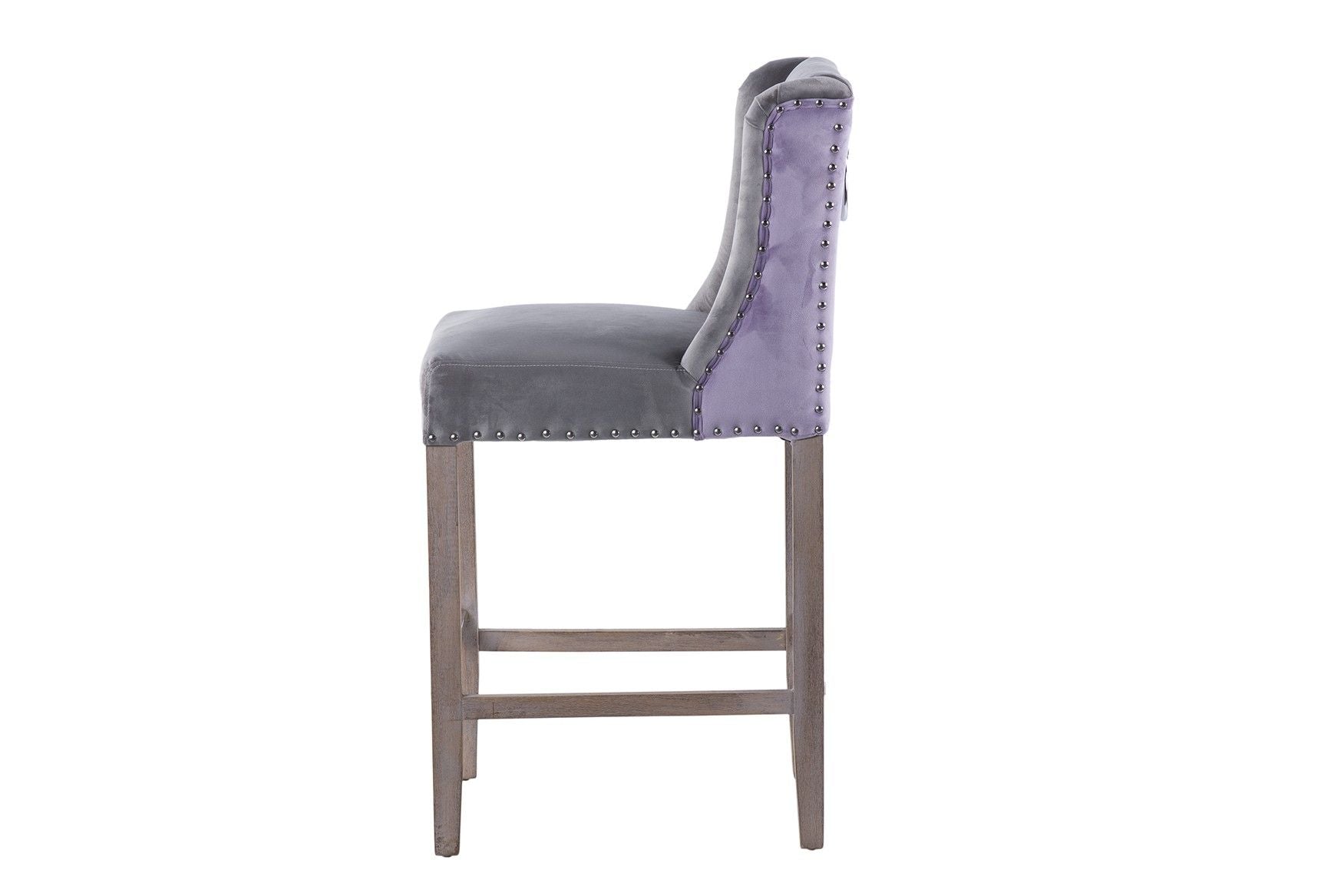 KITCHEN STOOL WITH GREY HANDLE 48x53x104 CM
