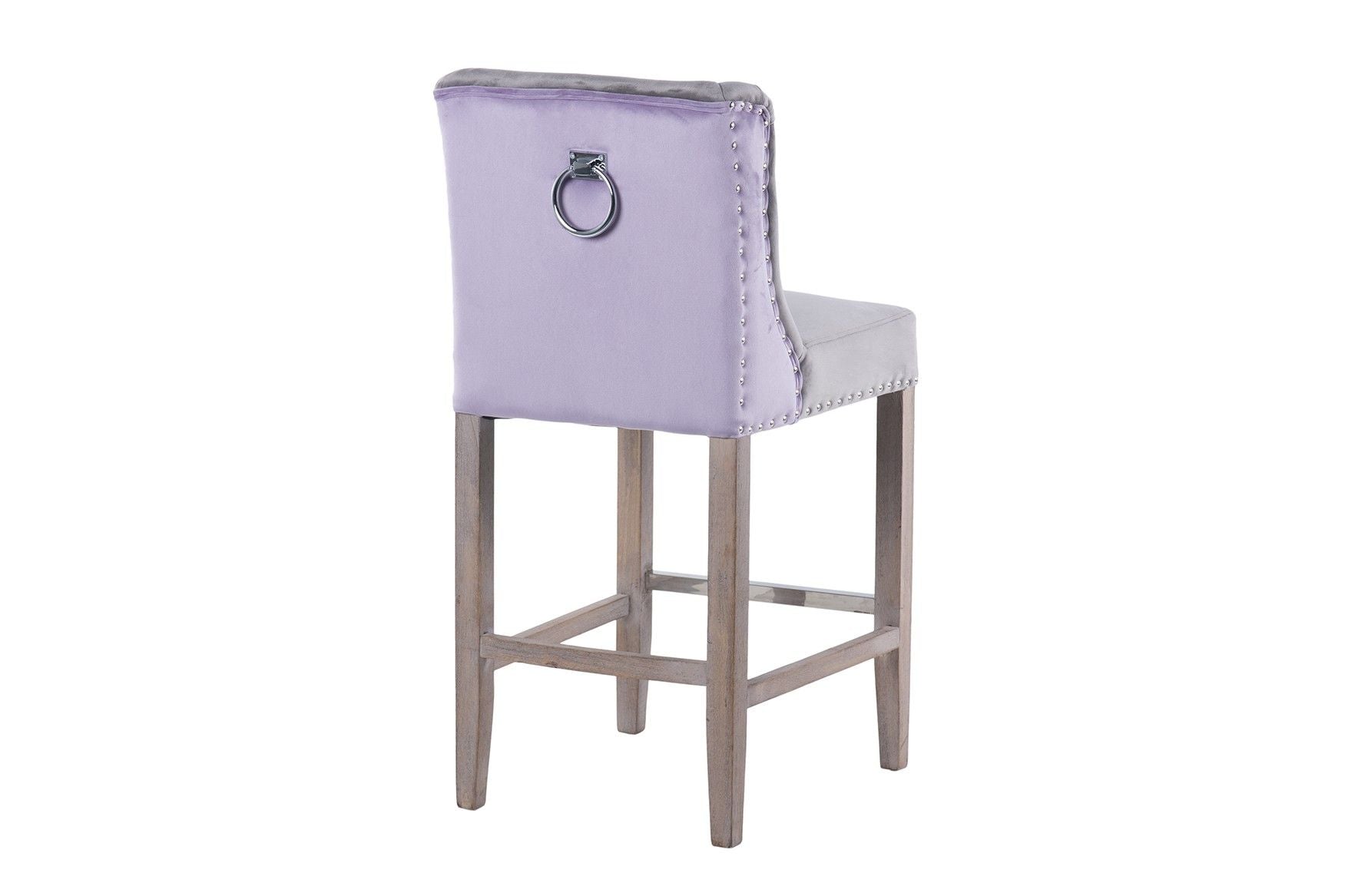KITCHEN STOOL WITH GREY HANDLE 48x53x104 CM