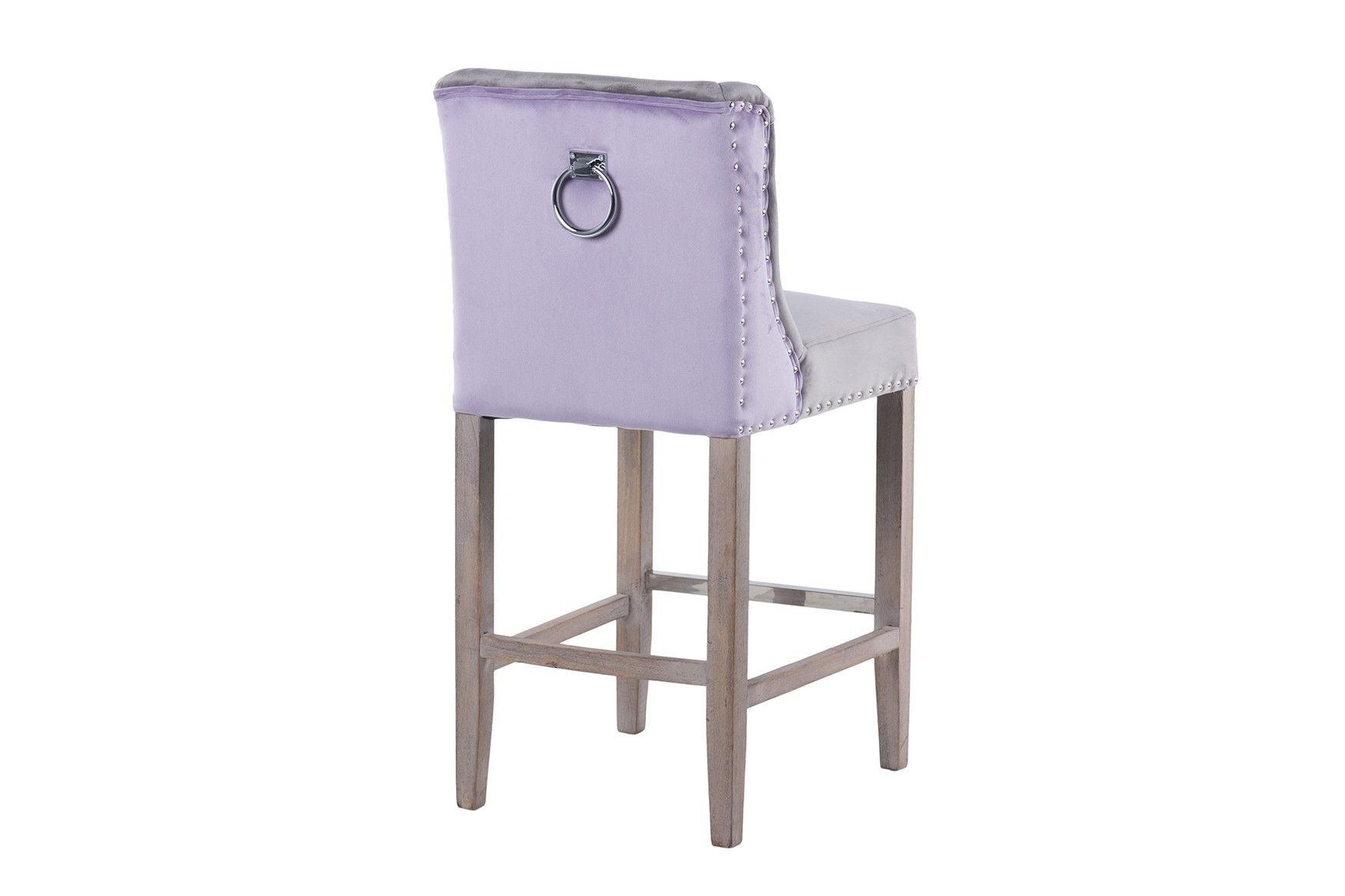 TABURETE COCINA CON TIRADOR GRIS 48x53x104 CM