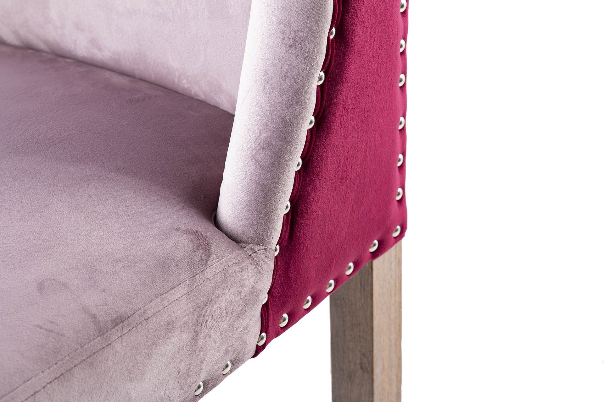 KITCHEN STOOL WITH PINK HANDLE 48x53x104 CM