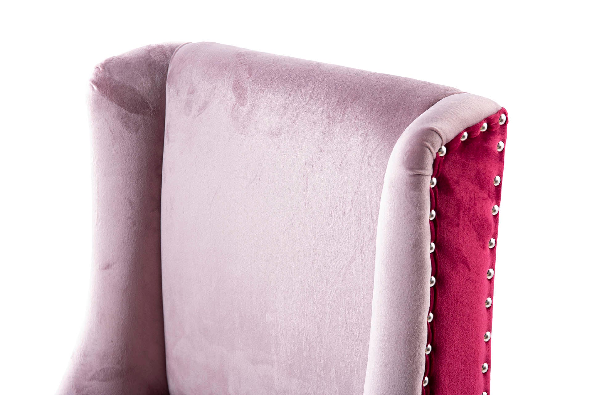 KITCHEN STOOL WITH PINK HANDLE 48x53x104 CM
