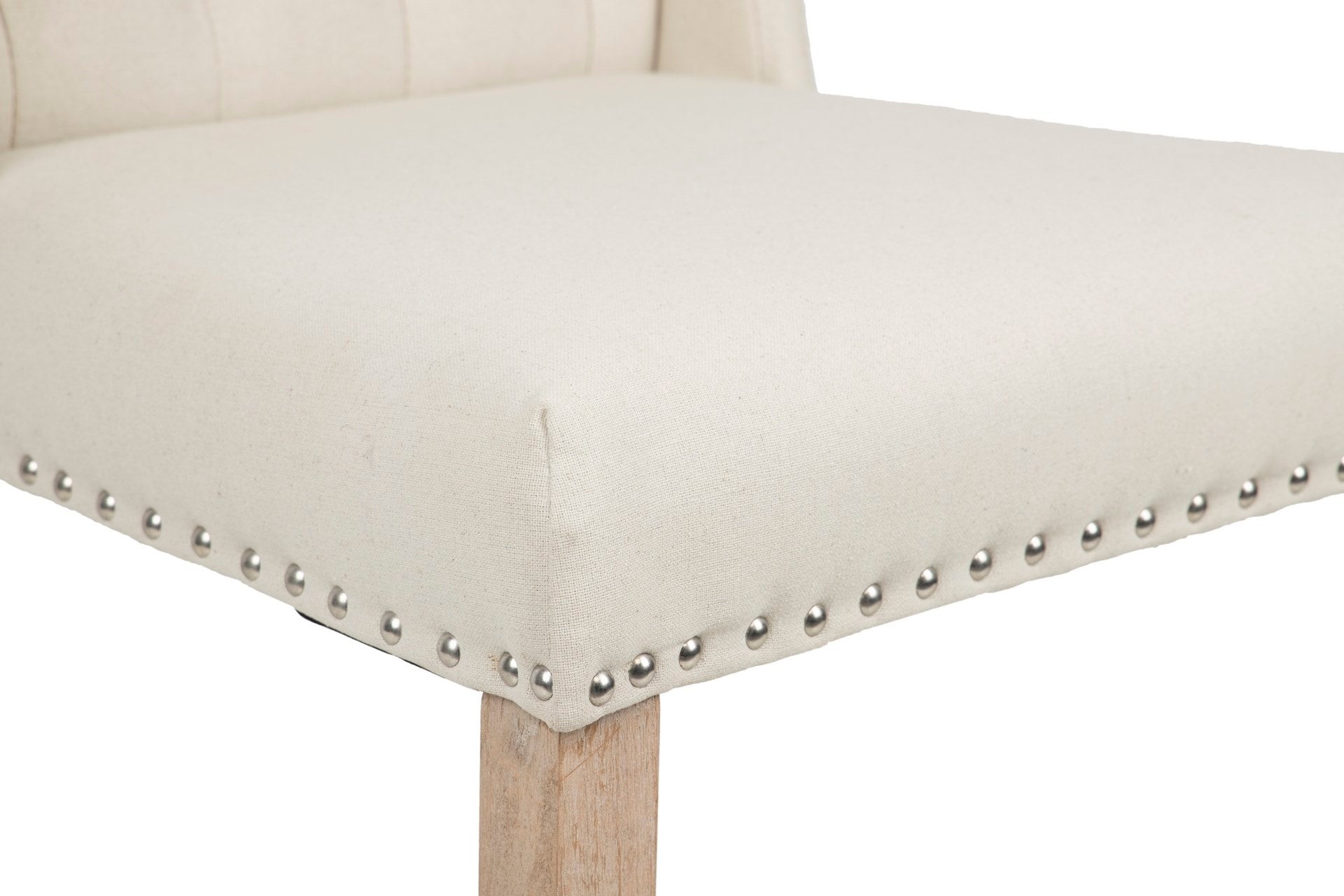 SILLA LINO CAPITONE BEIGE CON TIRADOR 55x63x101 CM - Min.2 uds