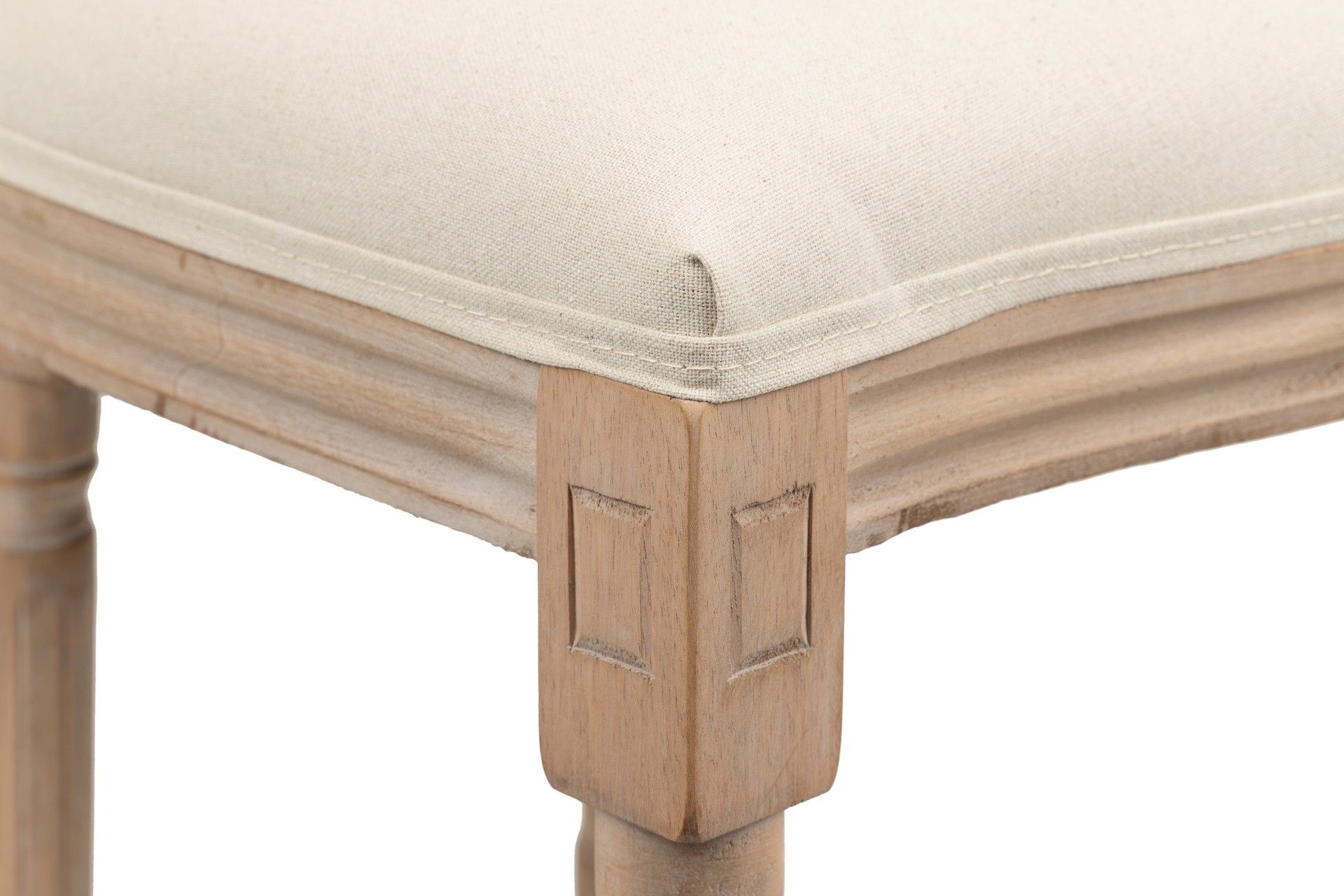 SILLA LINO BEIGE RATAN PATAS ROBLE 50x53x96 CM - Min.2 uds