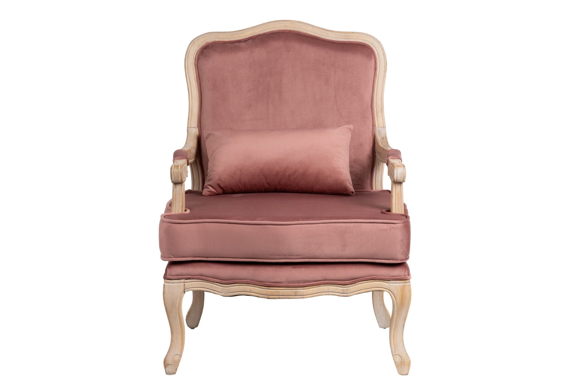SILLON VELVET MADERA MELOCOTON 64x72x92 CM
