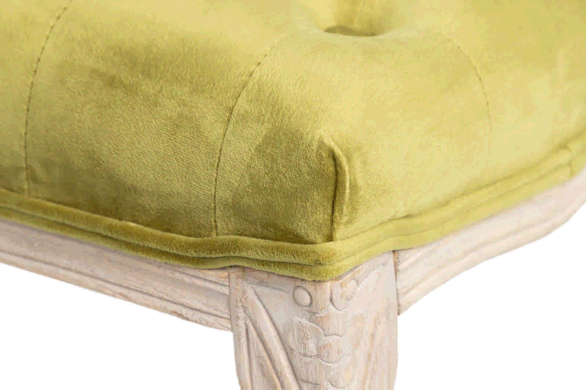 PIE CAMA VELVET CAPITONE PATAS MADERA 110x36x47 CM