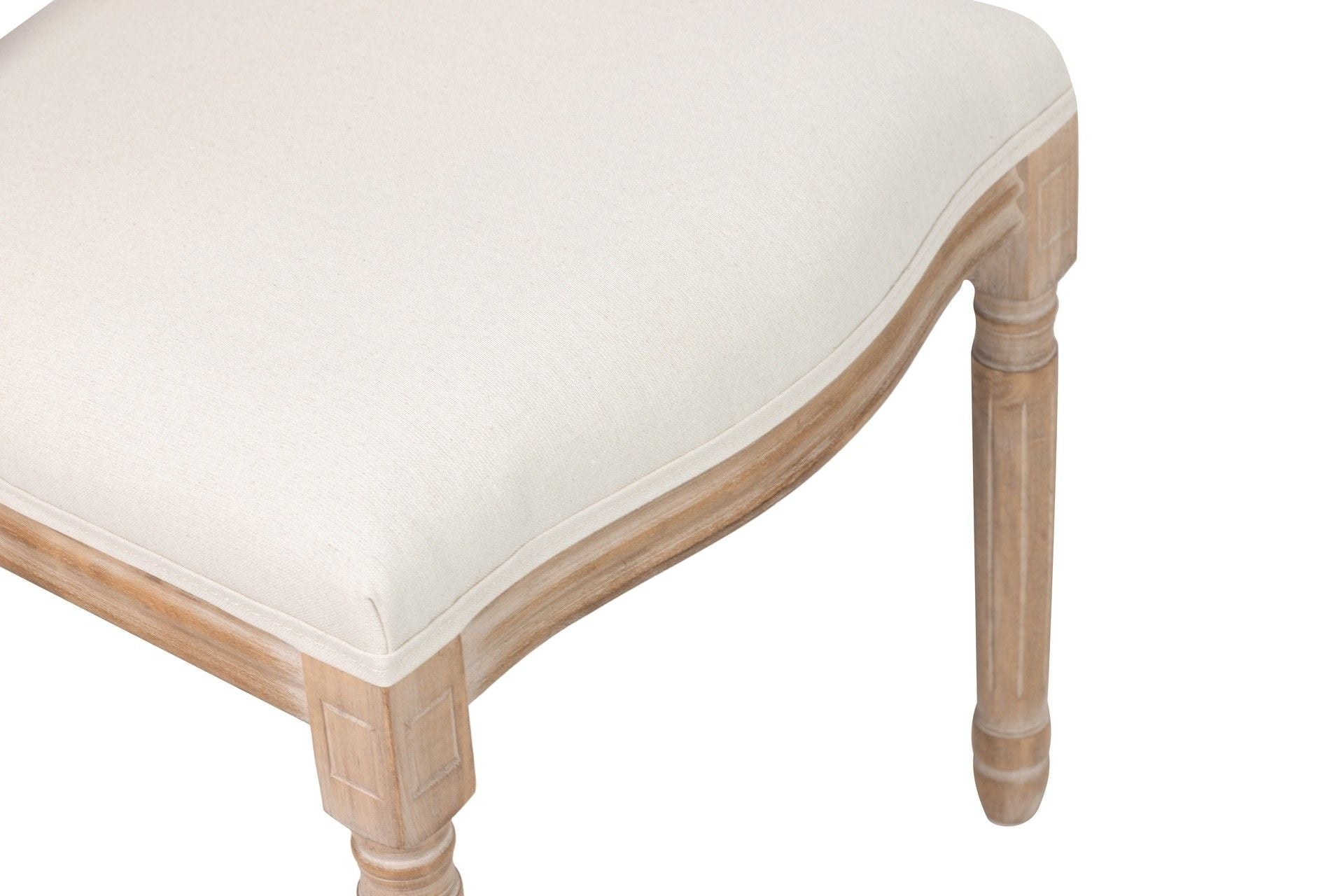 SILLA LINO BEIGE PATAS KD ROBLE 50x53x96 CM - Min.2 uds