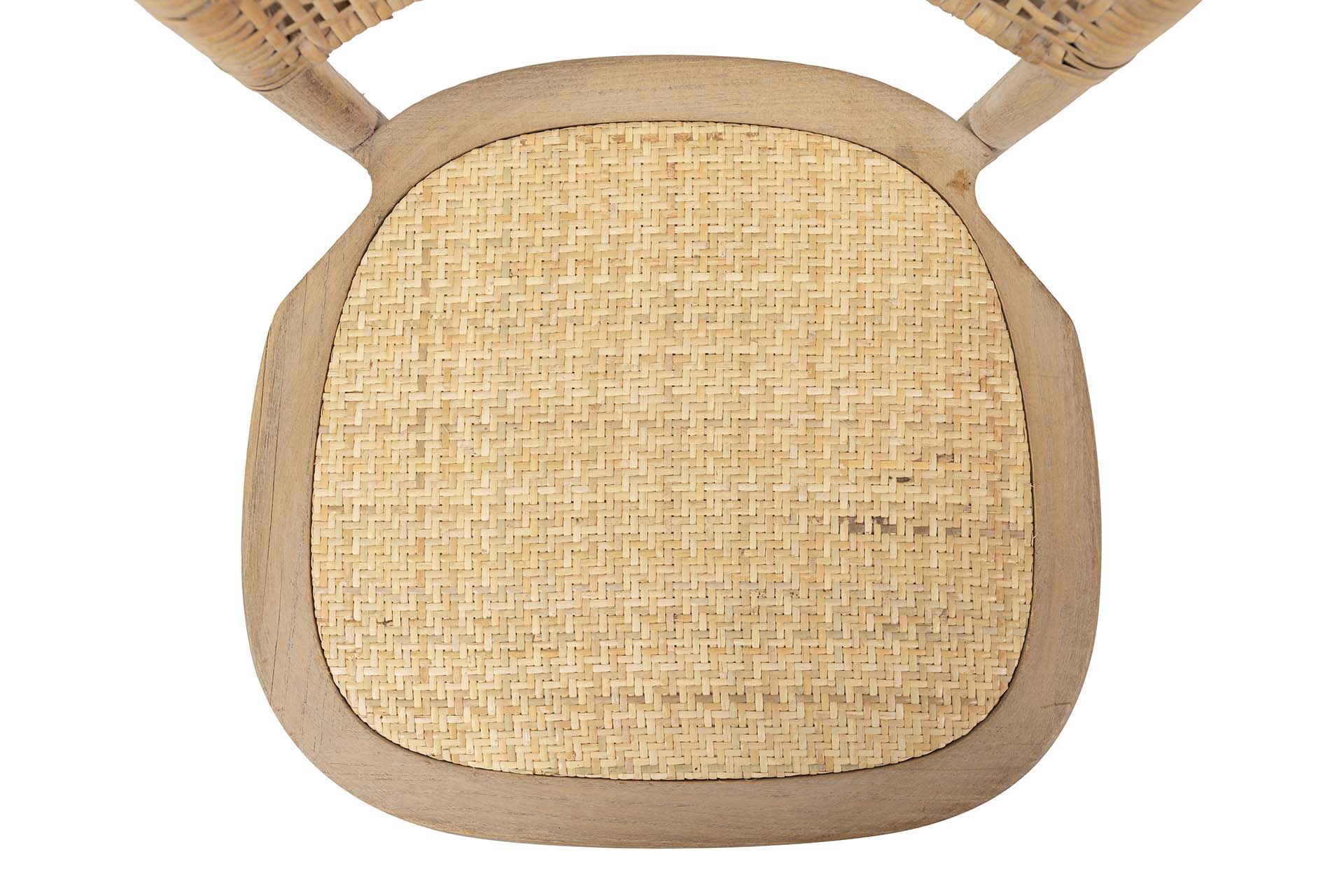 SILLA APILABLE MADERA DE ABEDUL RATAN  50x52x87 CM - Min.2 uds