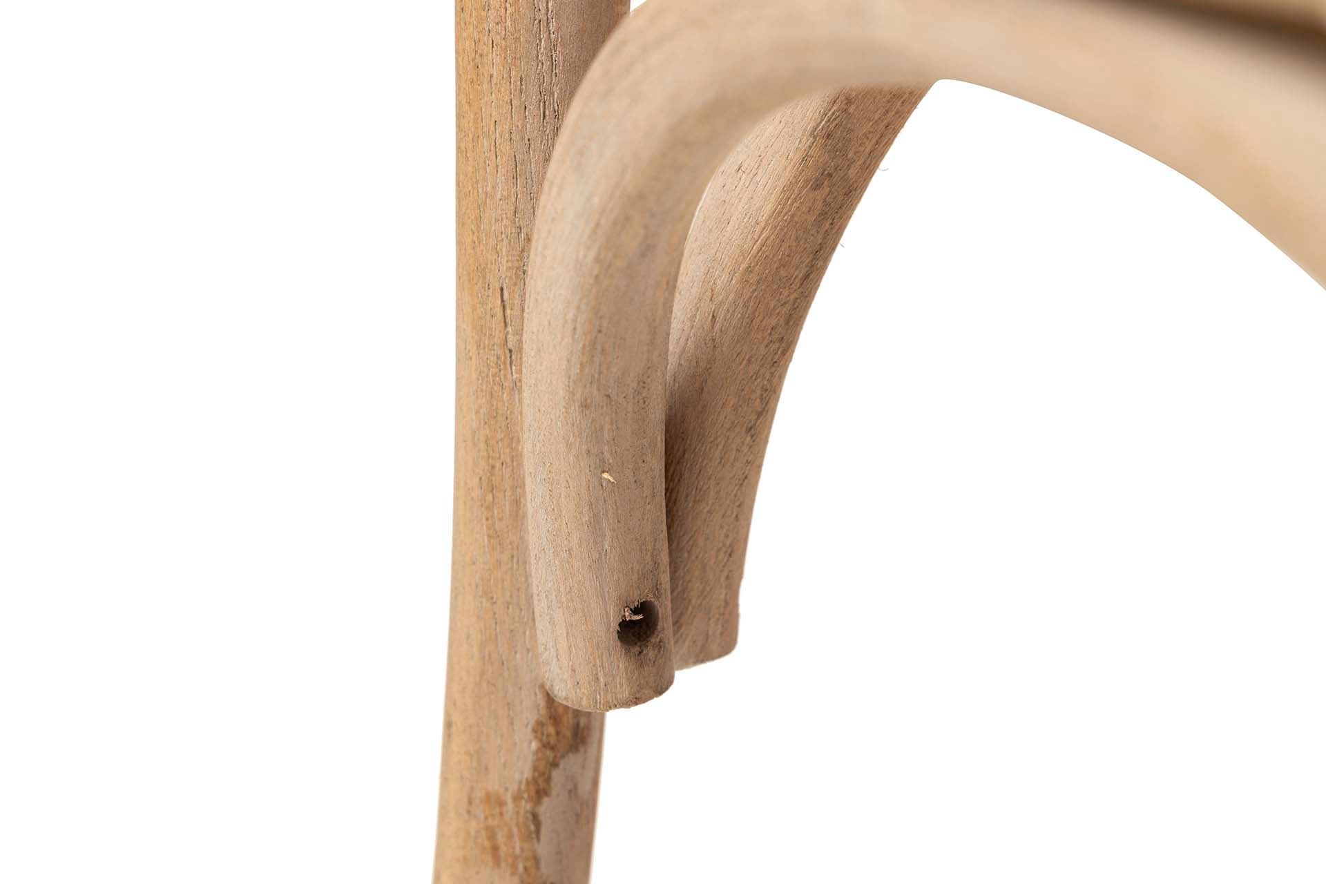 SILLA APILABLE MADERA DE ABEDUL RATAN  50x52x87 CM - Min.2 uds