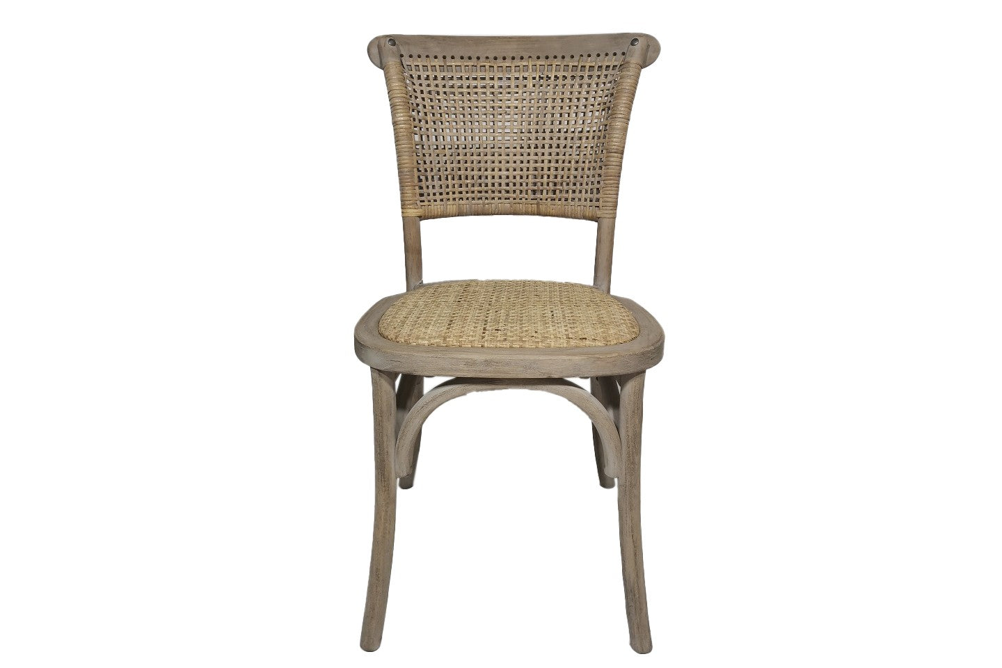 SILLA APILABLE MADERA DE ABEDUL RATAN  50x52x87 CM - Min.2 uds