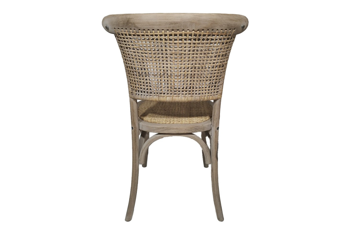 SILLA APILABLE MADERA DE ABEDUL RATAN  50x52x87 CM - Min.2 uds