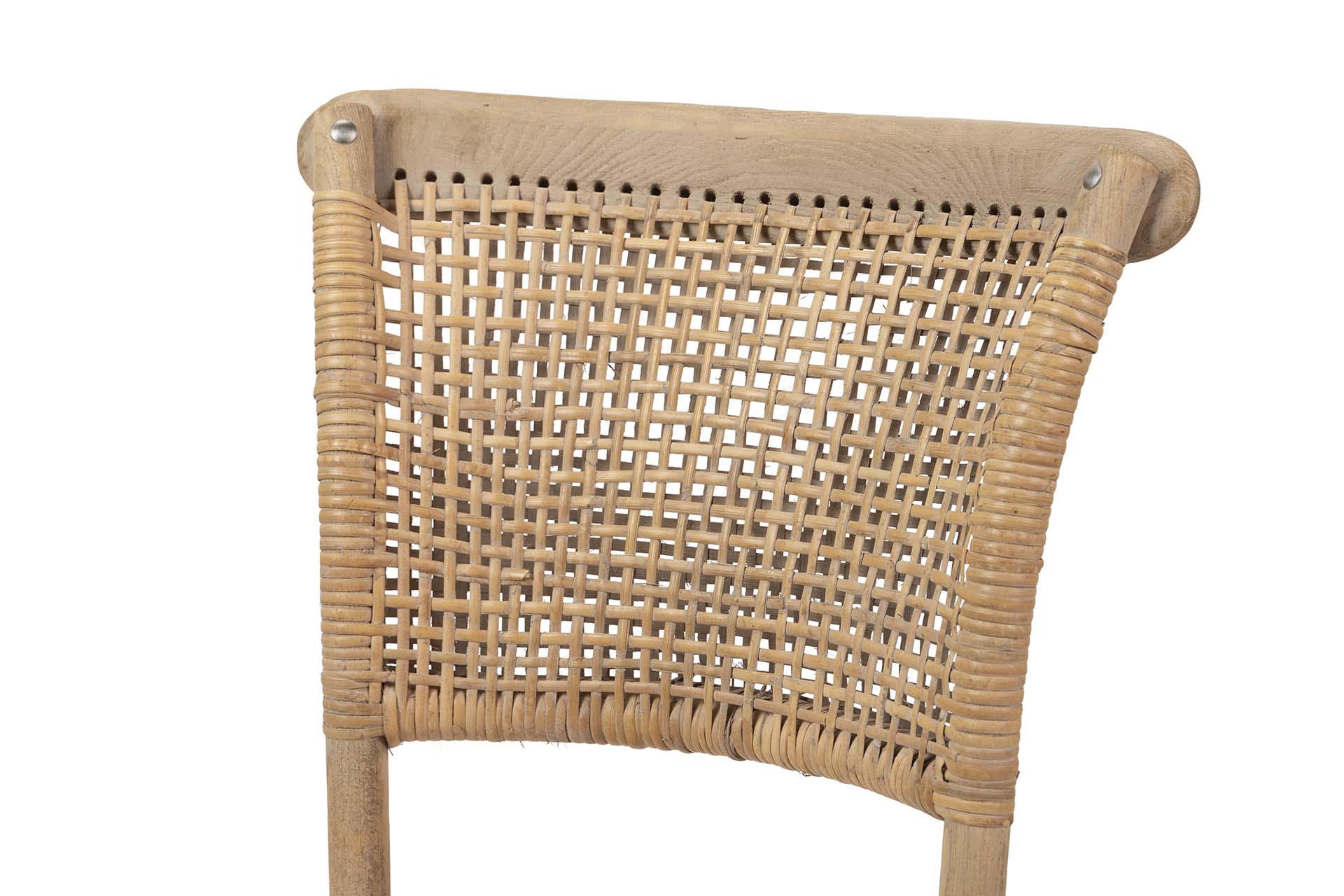 SILLA APILABLE MADERA DE ABEDUL RATAN  50x52x87 CM - Min.2 uds