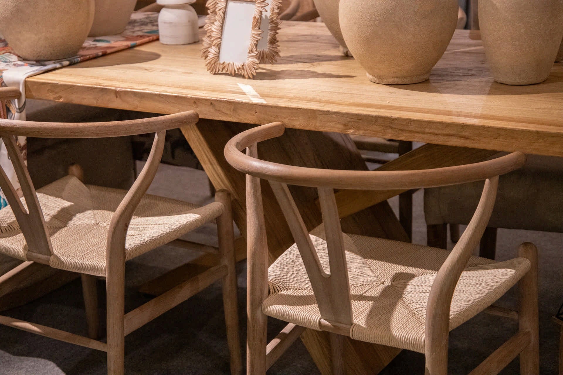 CADEIRA DE RATTAN CINZA FAIA 50x56x79 CM - Mín. 2 peças