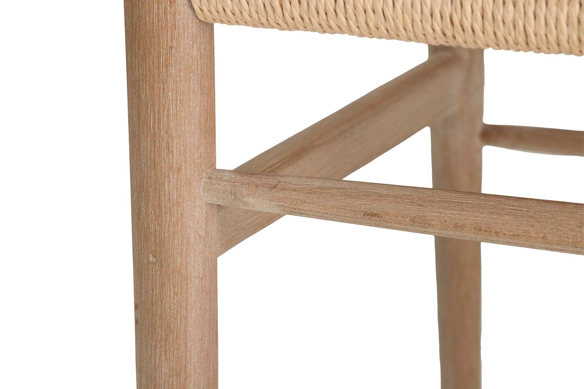 CADEIRA DE RATTAN CINZA FAIA 50x56x79 CM - Mín. 2 peças