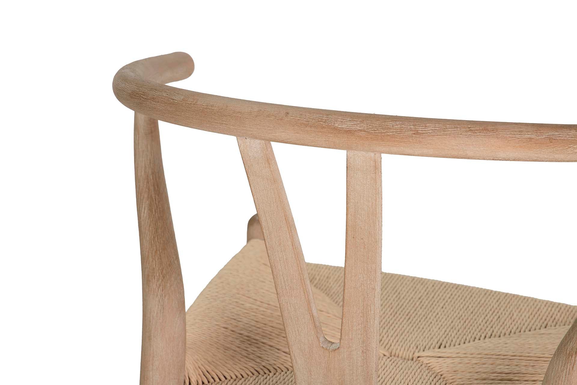 CADEIRA DE RATTAN CINZA FAIA 50x56x79 CM - Mín. 2 peças