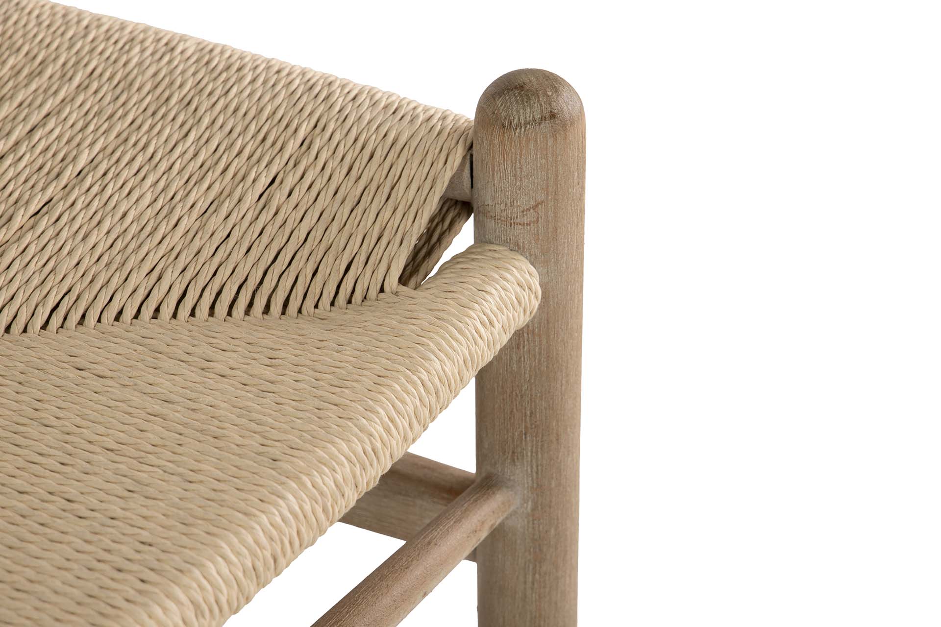 CADEIRA DE RATTAN CINZA FAIA 50x56x79 CM - Mín. 2 peças
