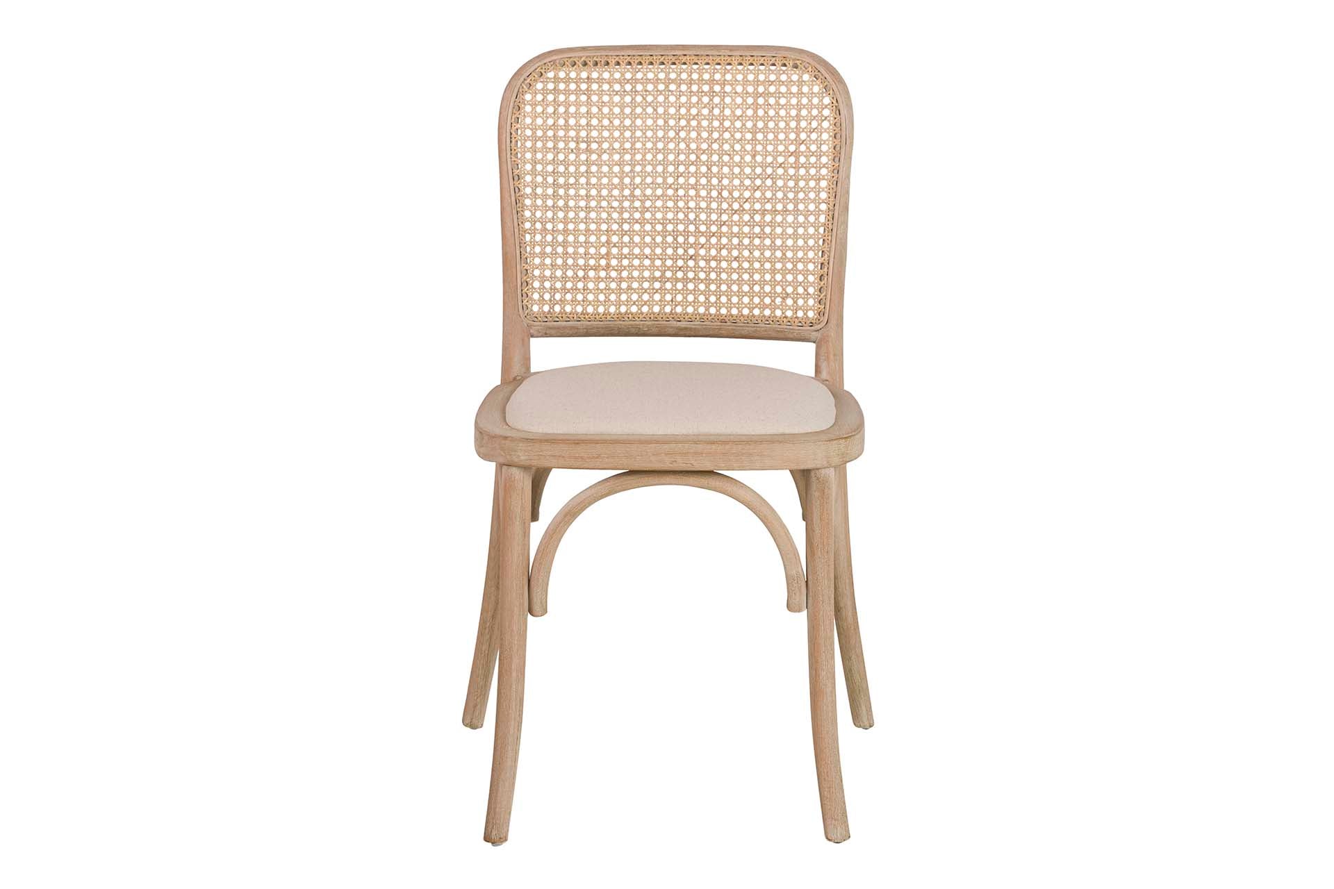 SILLA APILABLE LINO ABEDUL NATURAL 44x41x83 CM - Min.2 uds