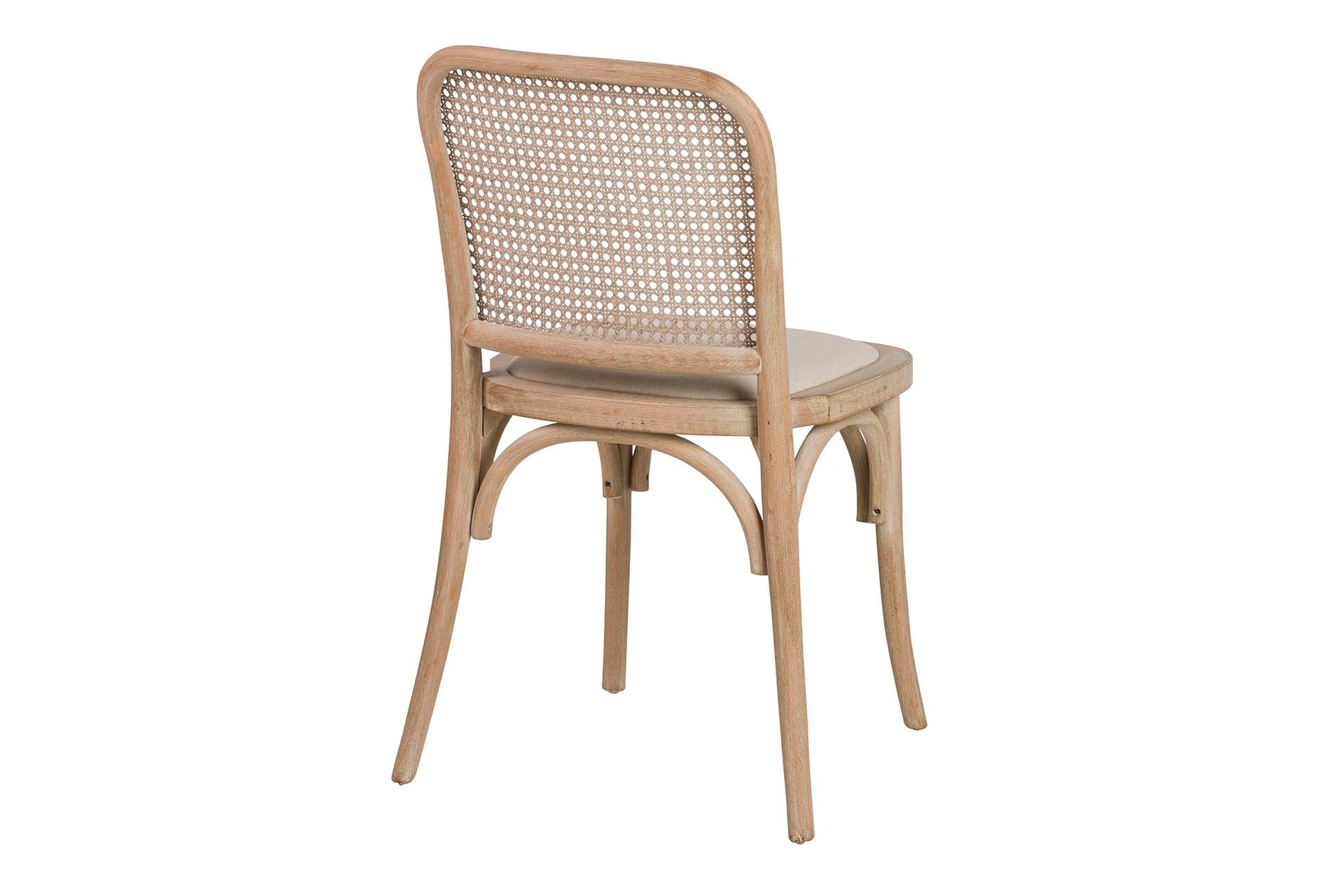 SILLA APILABLE LINO ABEDUL NATURAL 44x41x83 CM - Min.2 uds