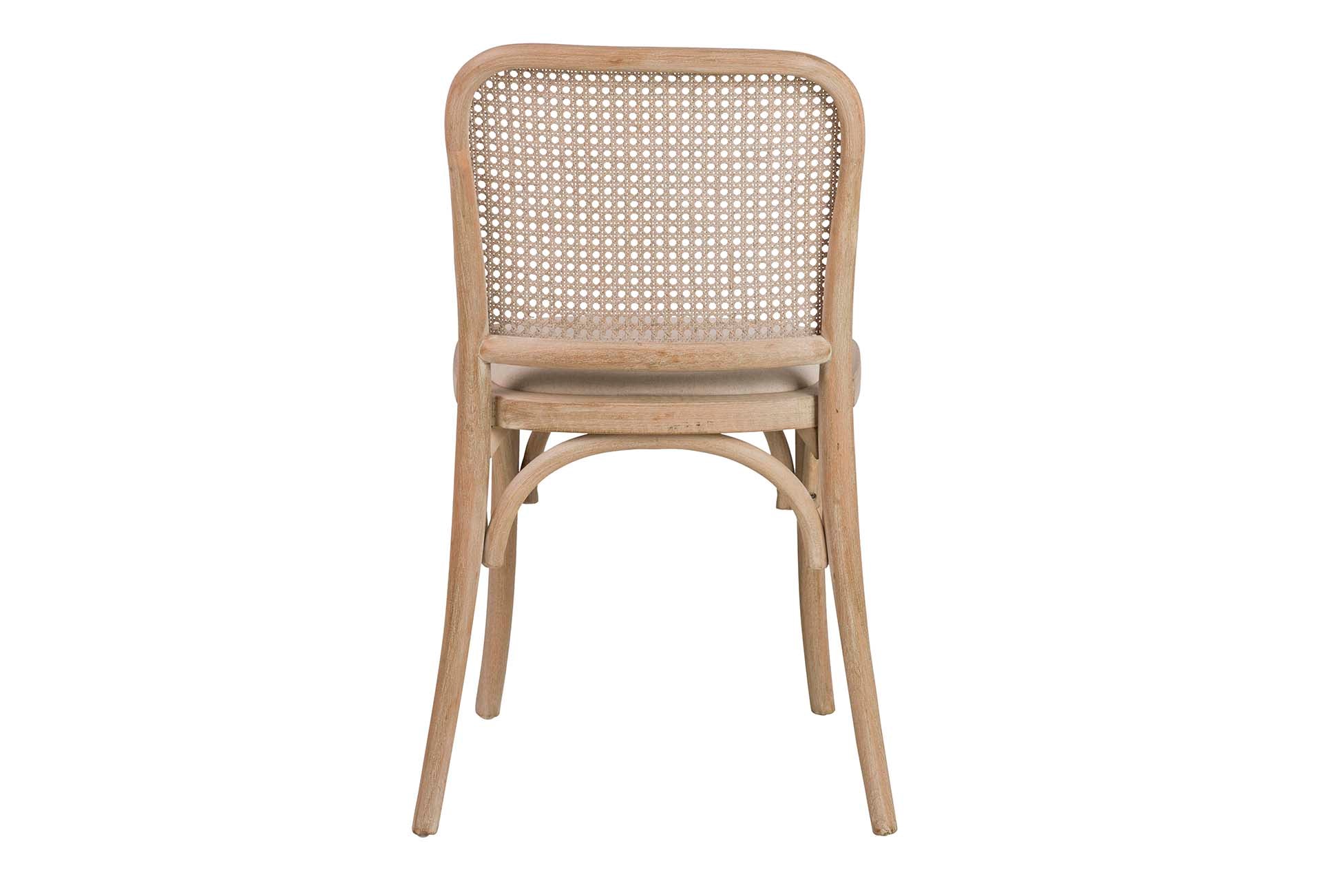 SILLA APILABLE LINO ABEDUL NATURAL 44x41x83 CM - Min.2 uds