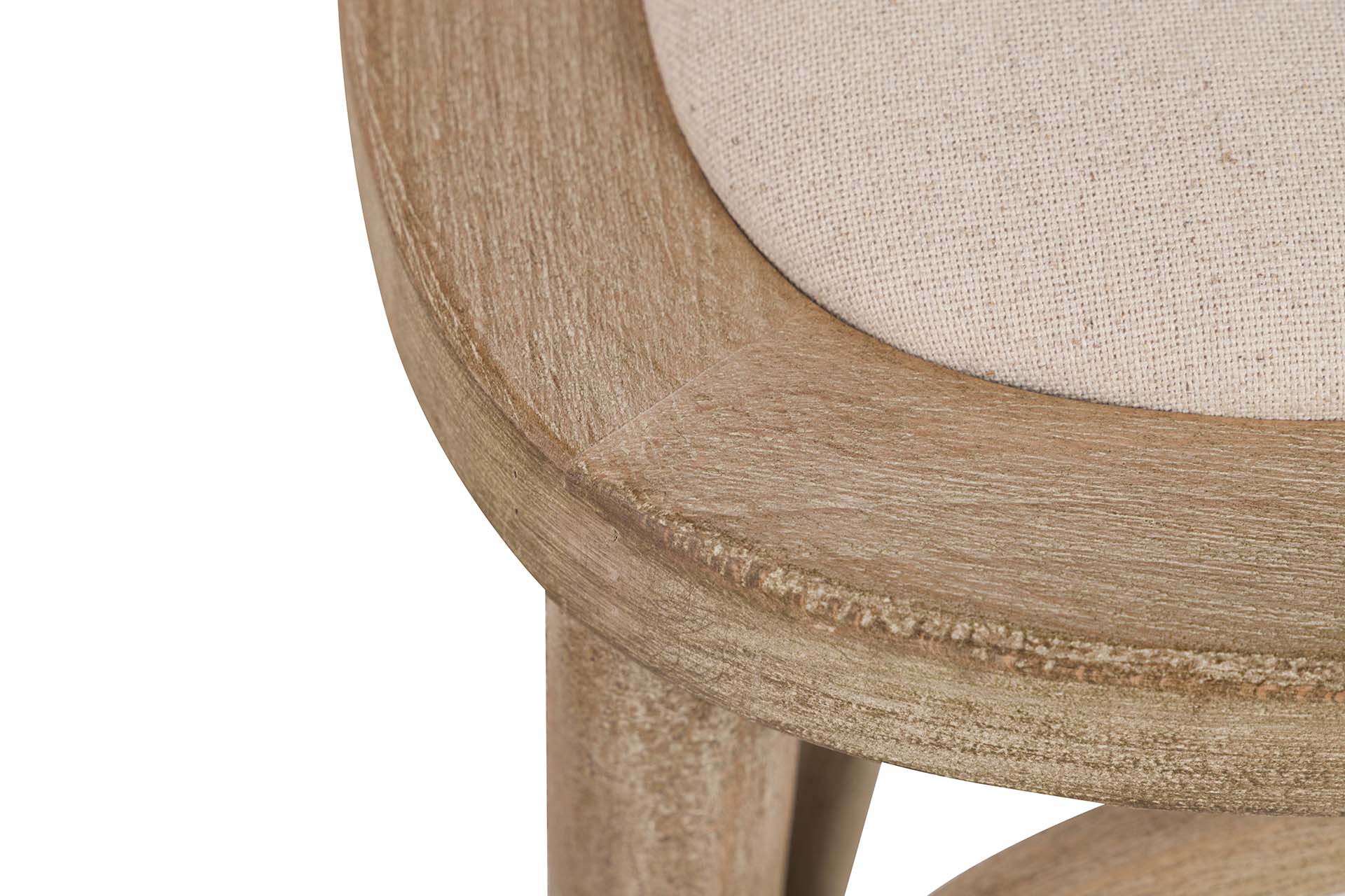 LINEN BIRCH WOOD STACKABLE CHAIR 44x41x91 CM - Min.2 units