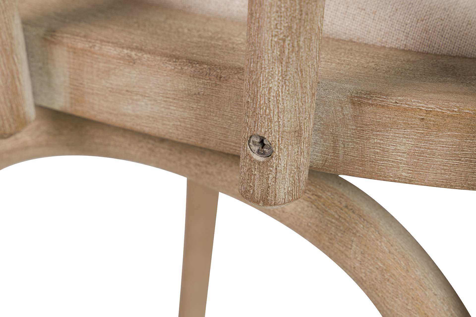 LINEN BIRCH WOOD STACKABLE CHAIR 44x41x91 CM - Min.2 units