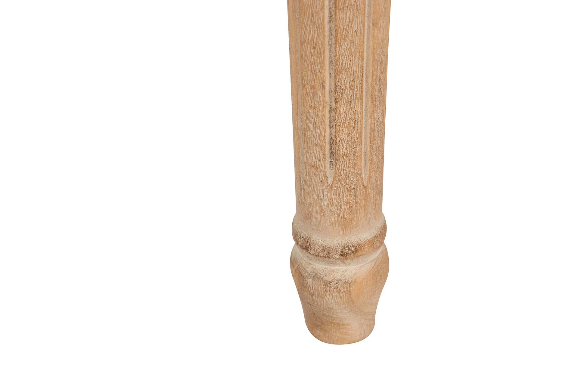 BUTACA LINO CAPITONE PATAS MADERA 61x61x71 CM