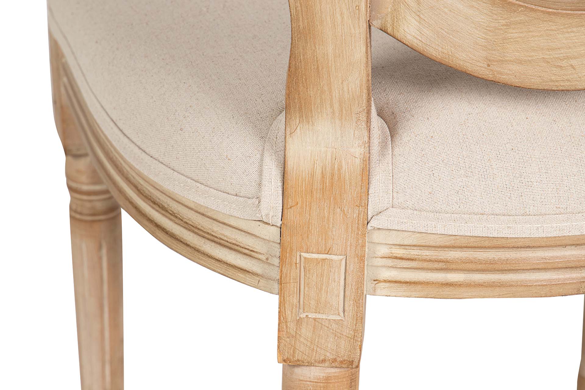 SILLA MEDALLON CON REJILLA PATAS MADERA 48x48x96CM - Min.2 uds