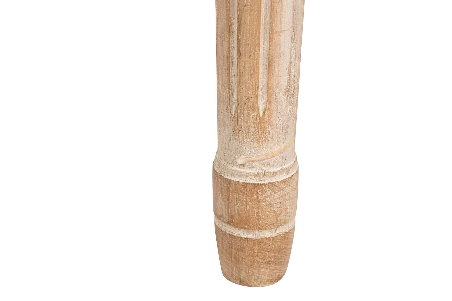 SILLA MEDALLON CON REJILLA PATAS MADERA 48x48x96CM - Min.2 uds