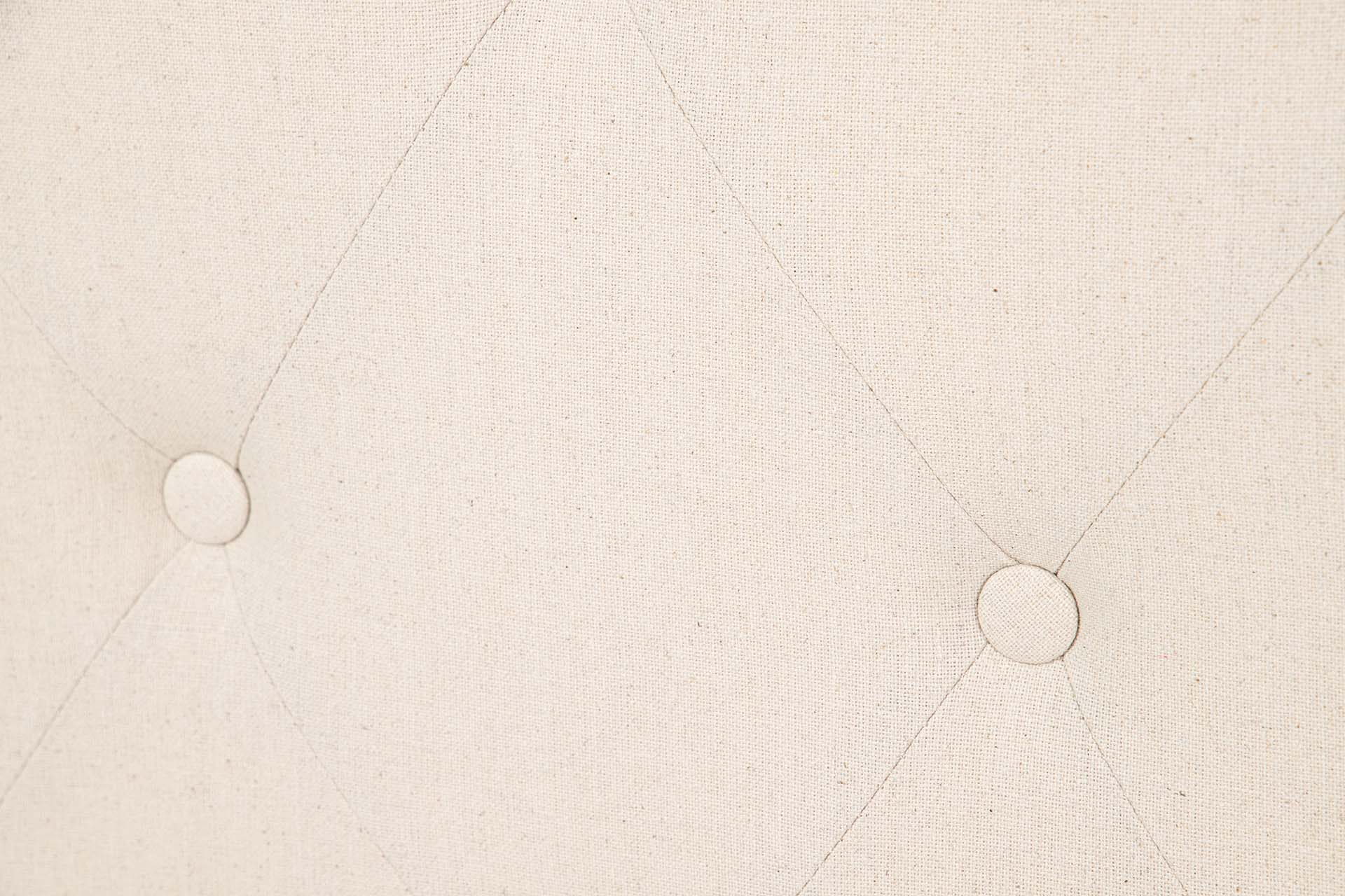 CABECERO CAPITONE LINO MADERA CAUCHO 160x4x120 CM