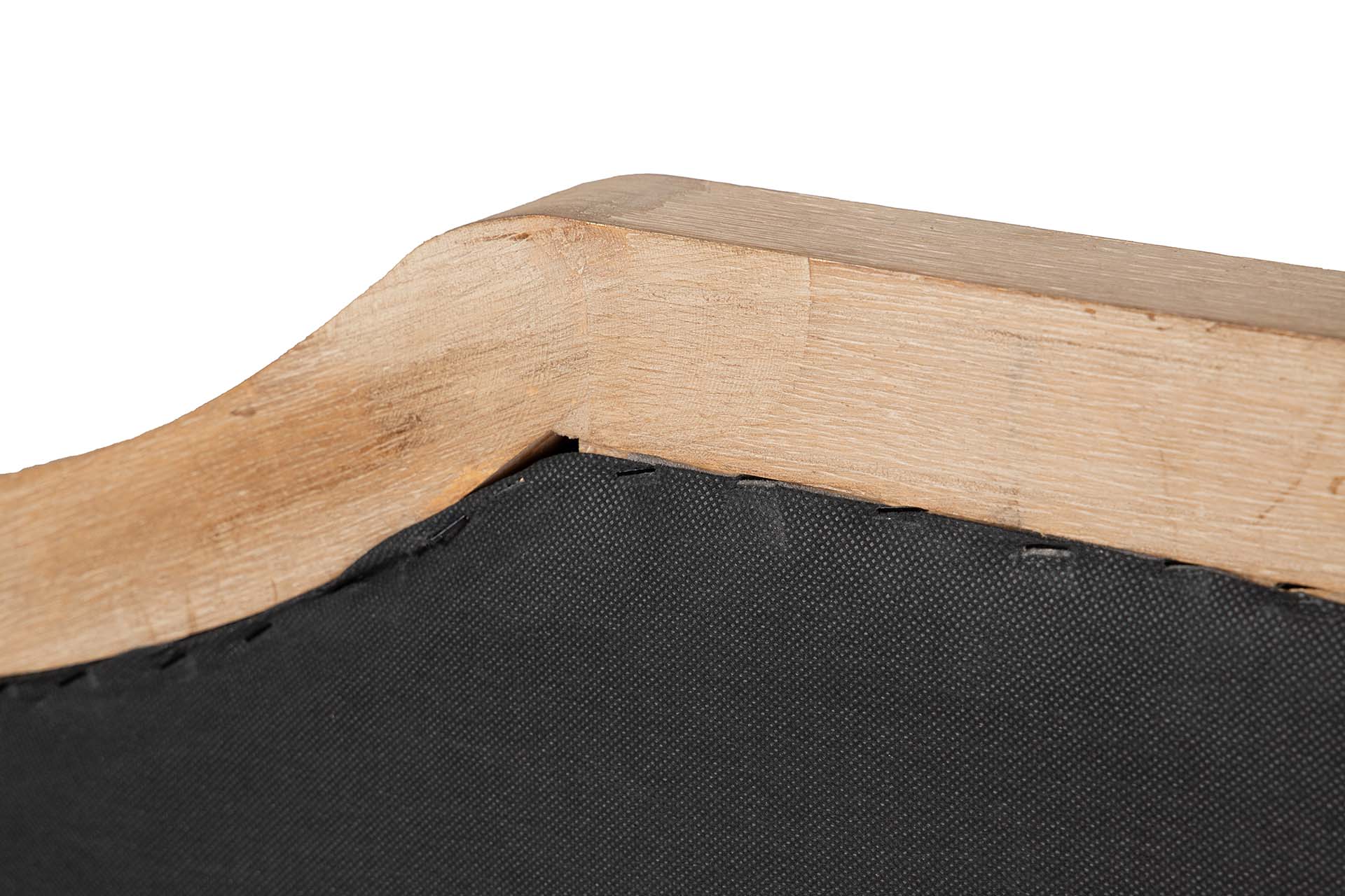 CABECERO CAPITONE LINO MADERA CAUCHO 160x4x120 CM