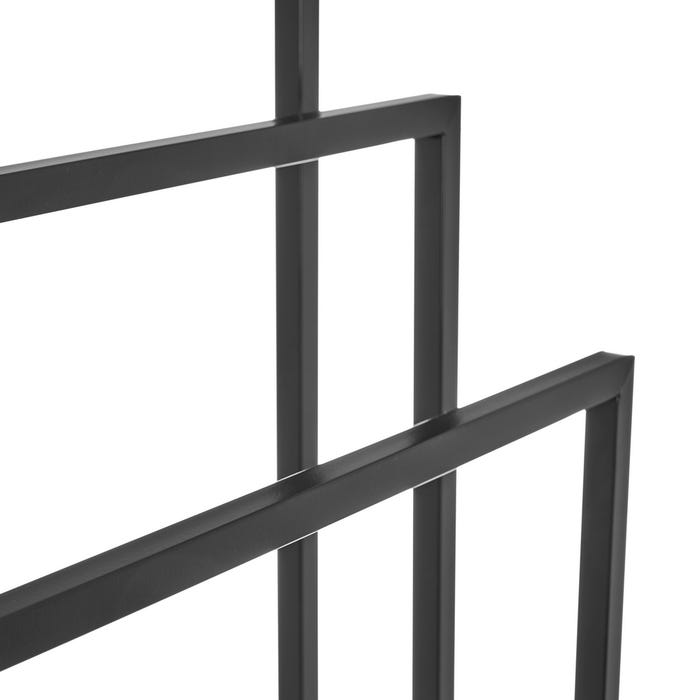 Toallero Metal Negro 45 X 22 X 85 Cm