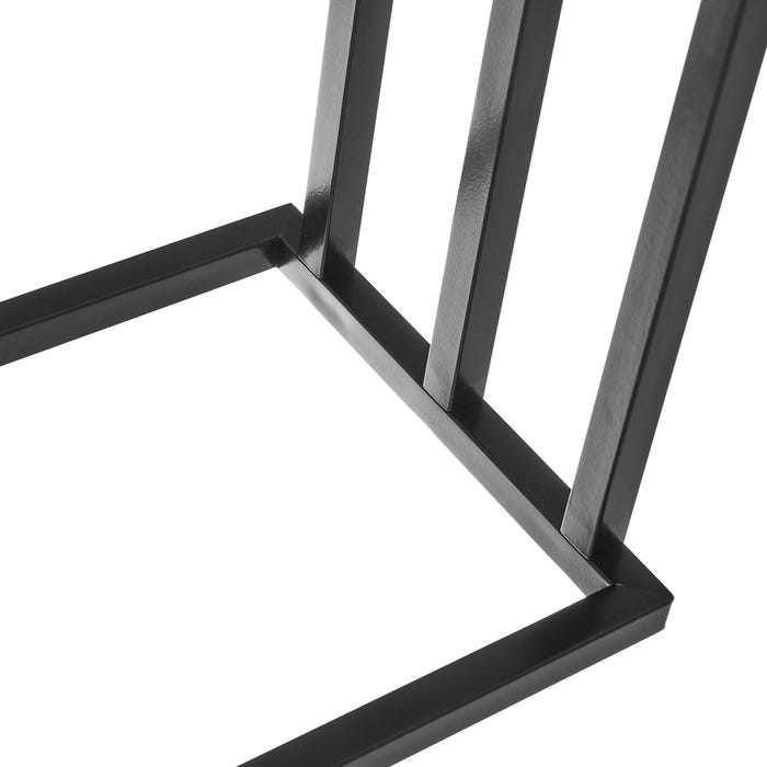 Toallero Metal Negro 45 X 22 X 85 Cm