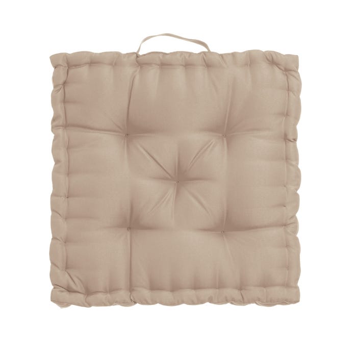 Cojín Suelo Loneta Teñida Magic Beige 45 X 10 X 45 Cm