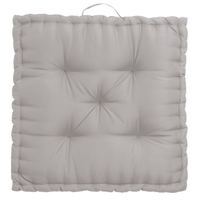 Cojín Suelo Loneta Teñida Magic Gris 60 X 10 X 60 Cm