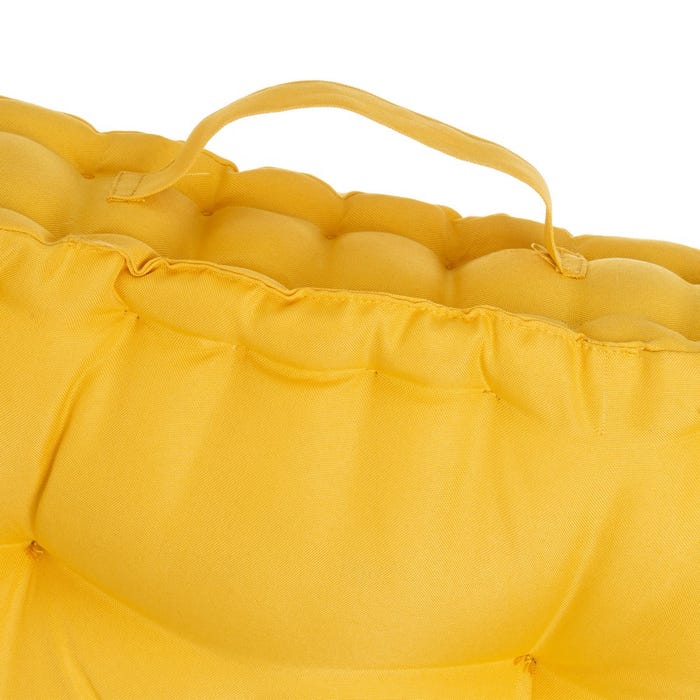 Cojín Suelo Loneta Teñida Magic Amarillo 45 X 10 X 45 Cm