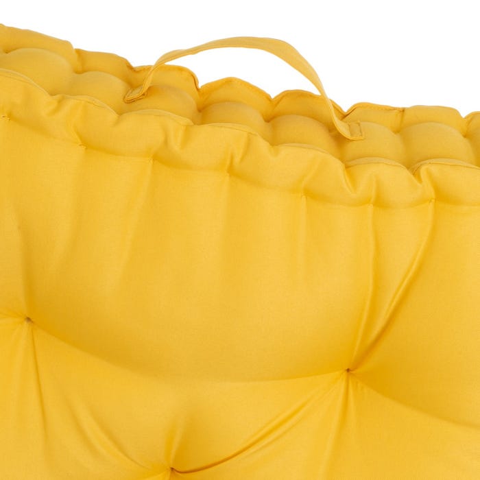 Cojín Suelo Loneta Teñida Magic Amarillo 60 X 10 X 60 Cm