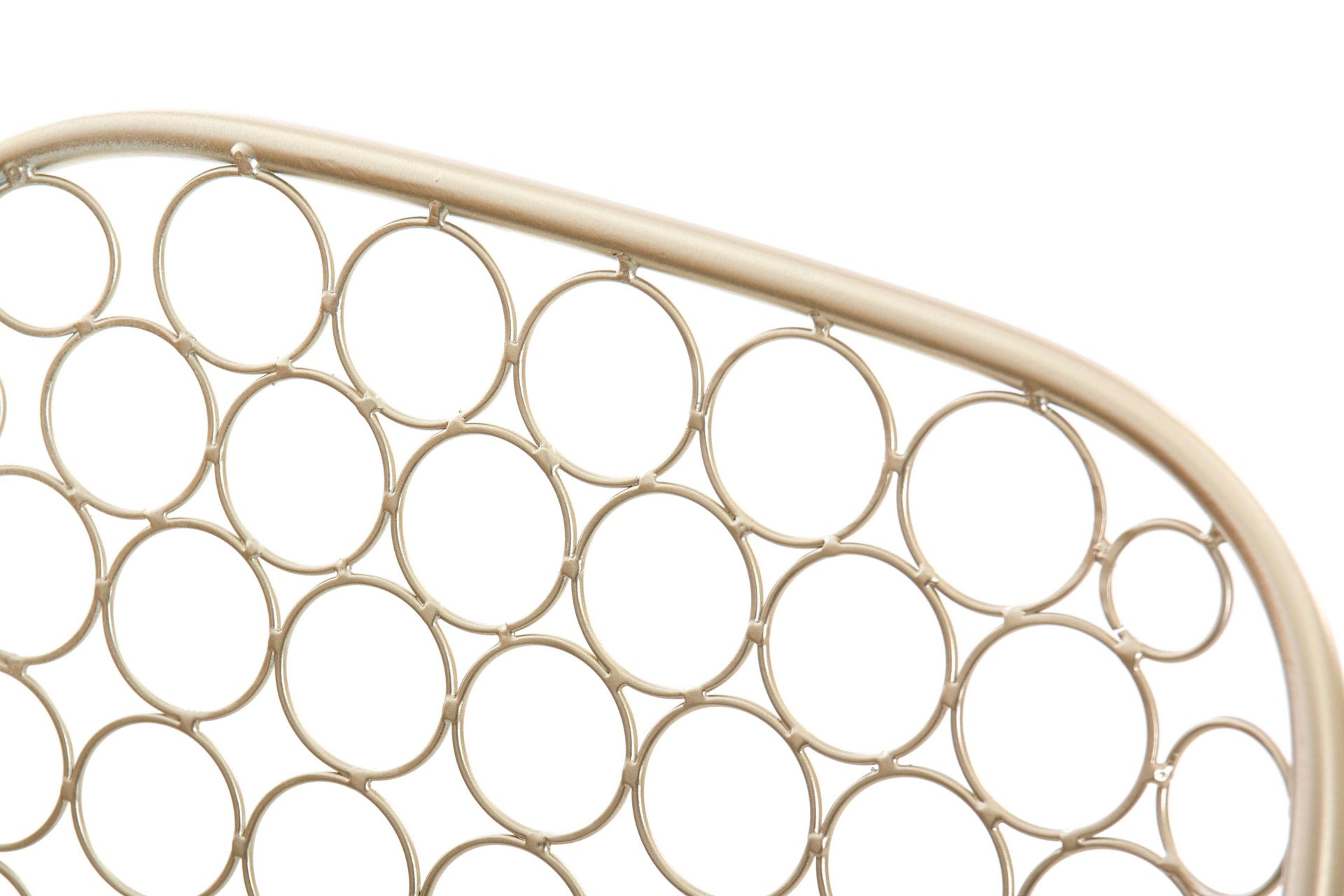 CADEIRA DE METAL CHAMPAGNE 46x52x89 CM