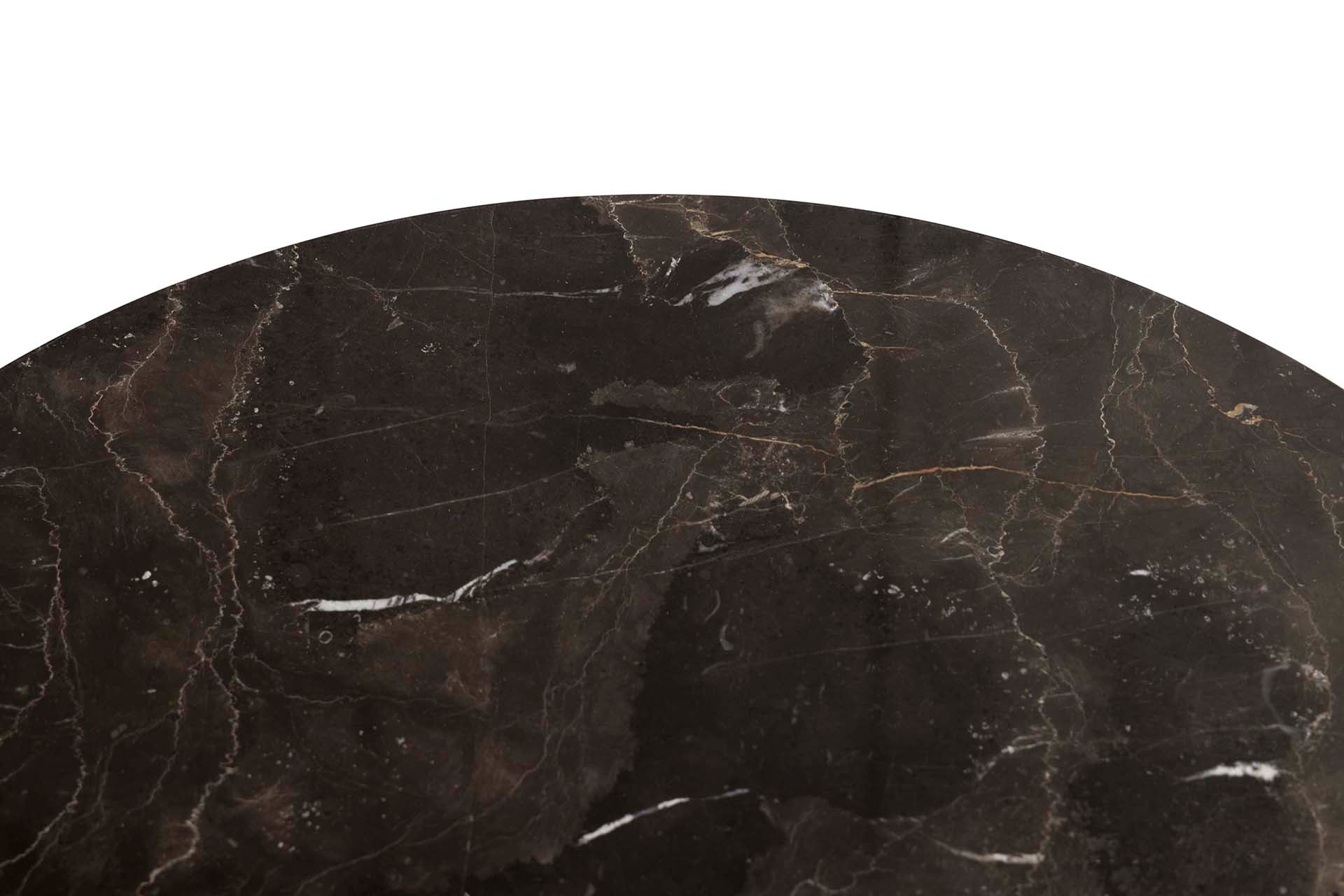 SET 2 MESAS NIDO BLANCO/NEGRO 60x60x41 50x50x38CM