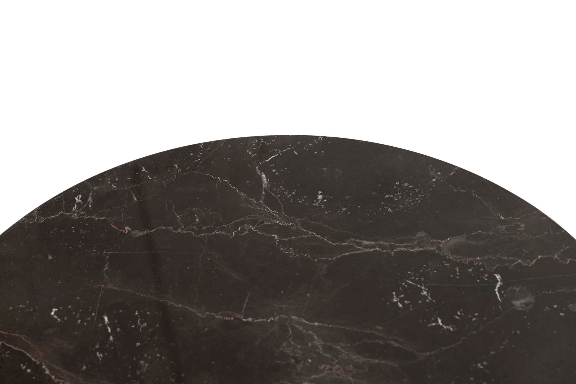 SET2 MESAS METAL BLANCO/NEGRO 41x41x50/35x35x43CM