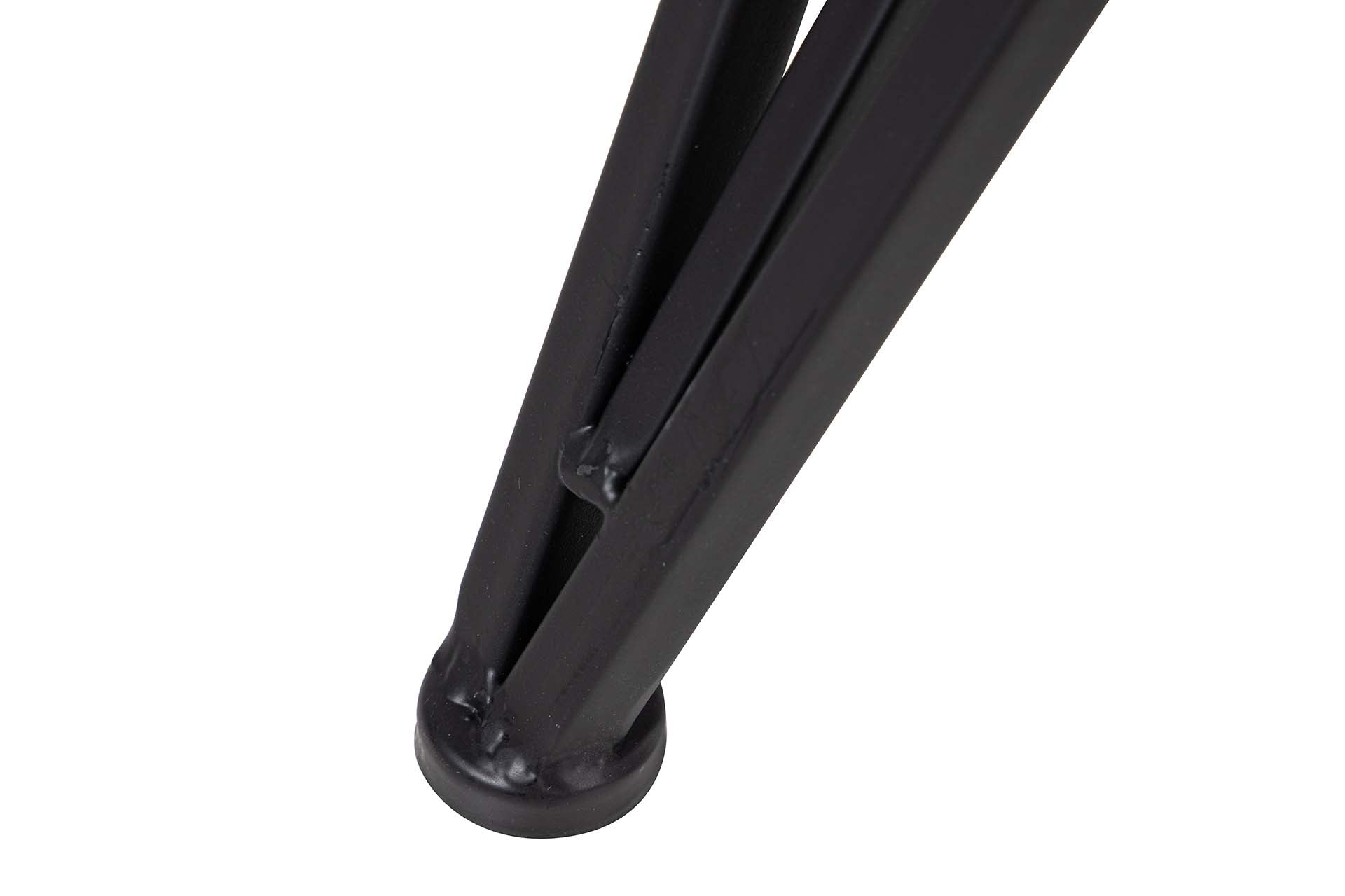 MESA METAL MARMOL BLANCO 80x80x75 CM