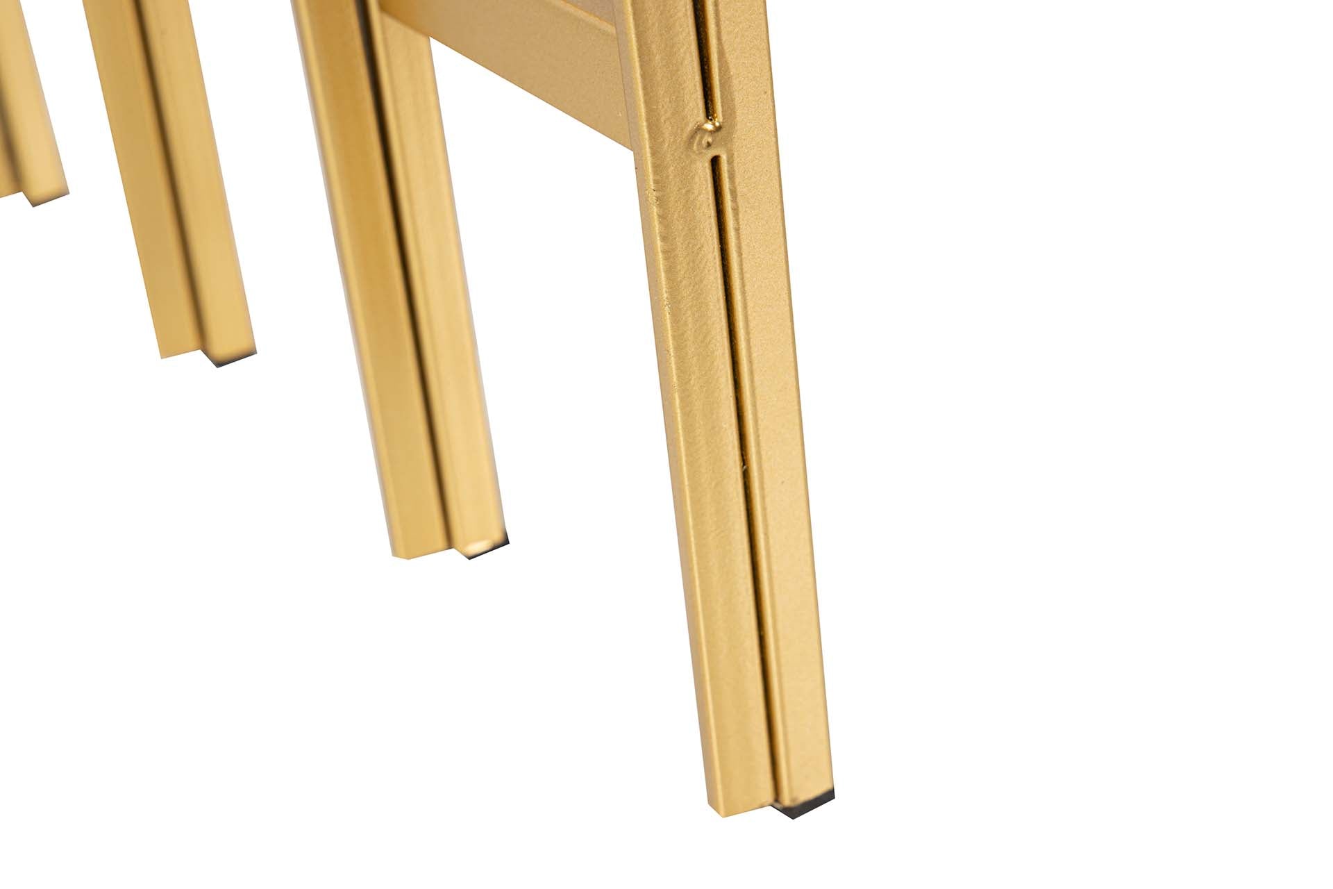 WHITE MARBLE METAL CONSOLE 104x30x79 CM